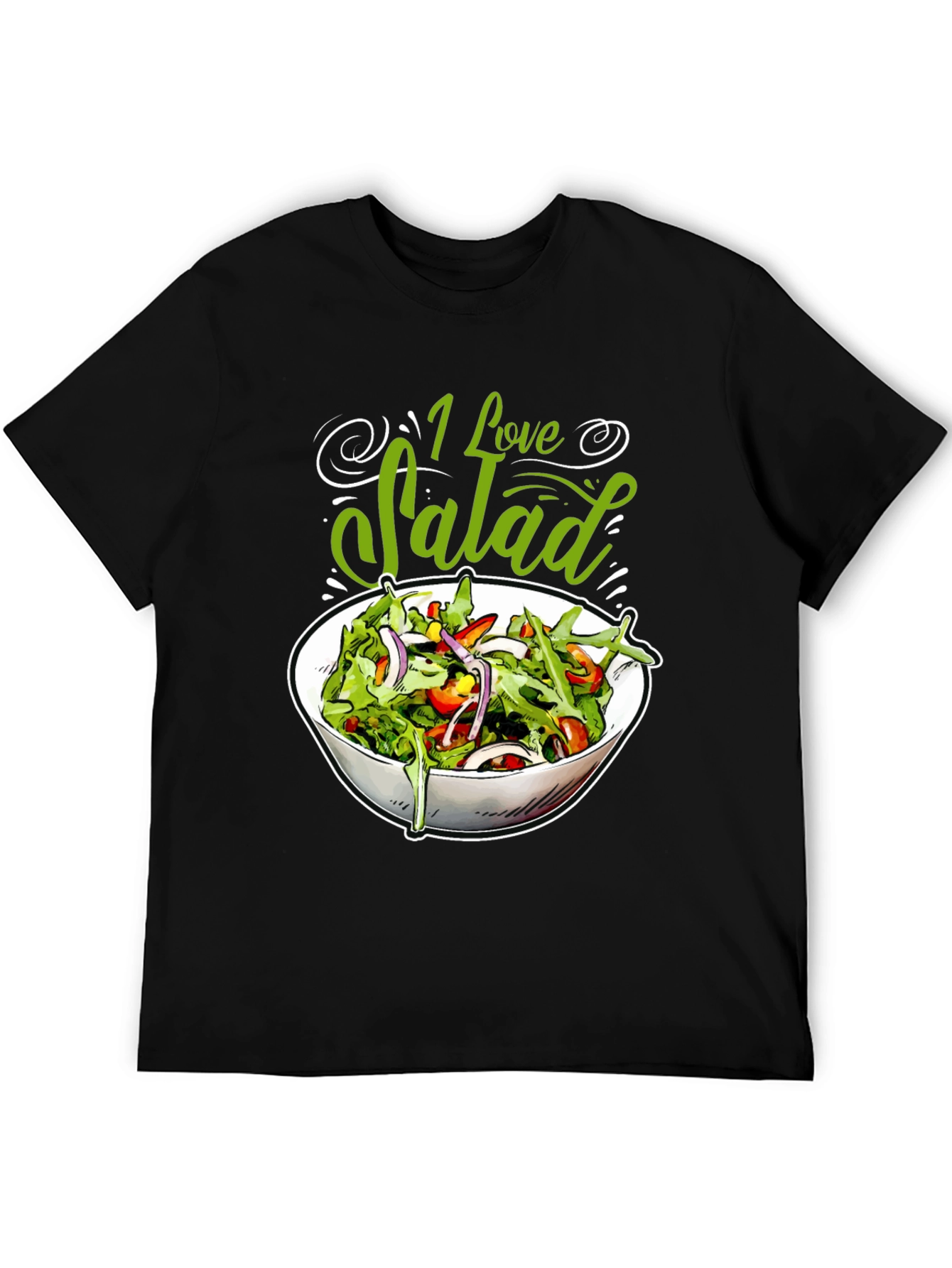 I Love Salad Graphic Tee - Foodie T-Shirt