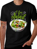 I Love Salad Graphic Tee - Foodie T-Shirt