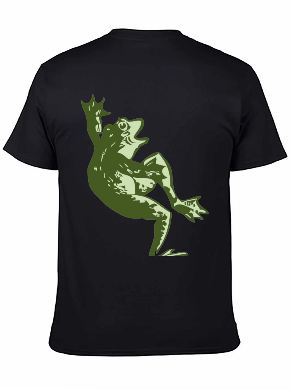 Cool Frog Graphic Black T-Shirt