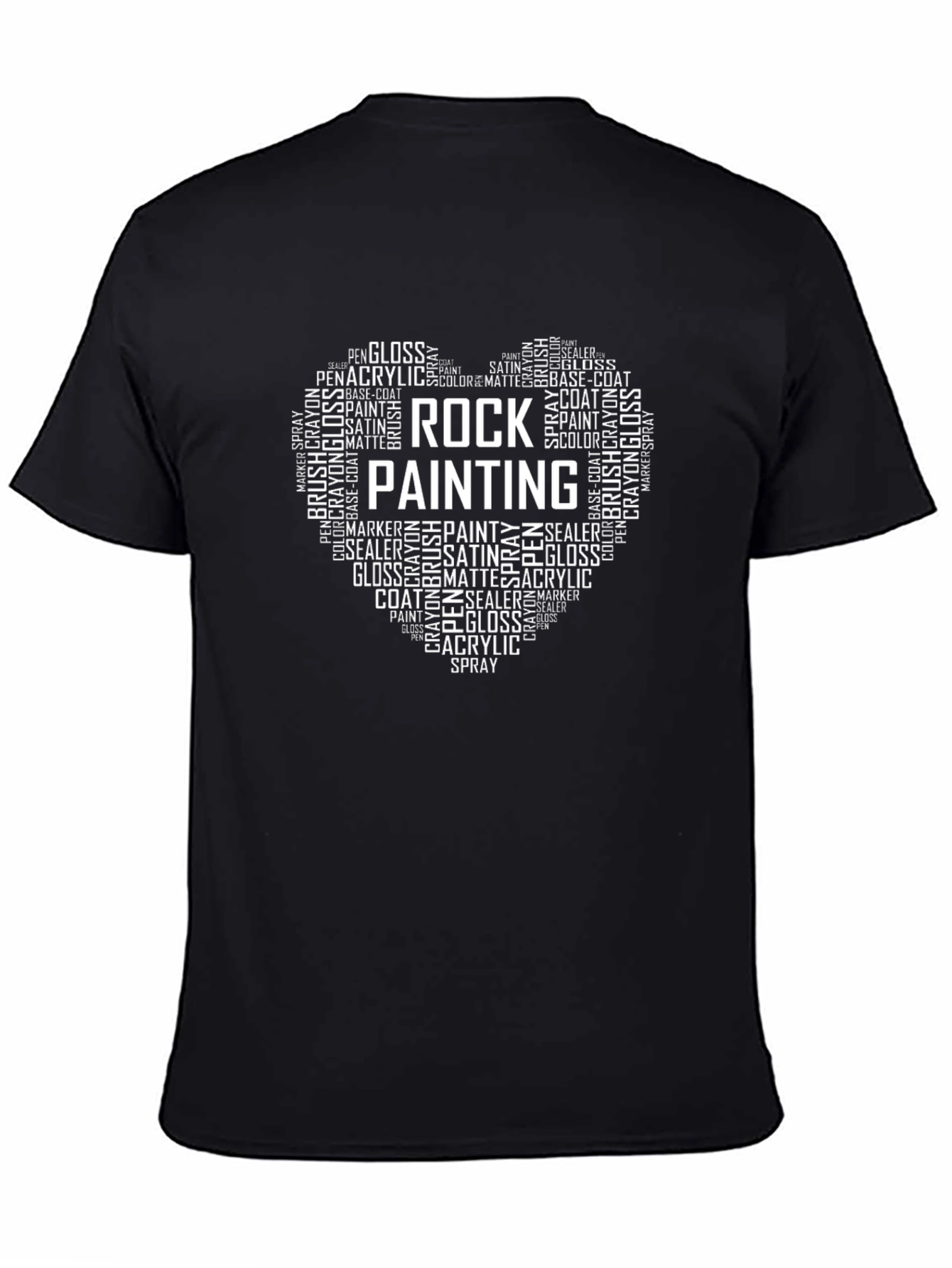Rock Painting Word Art T-Shirt