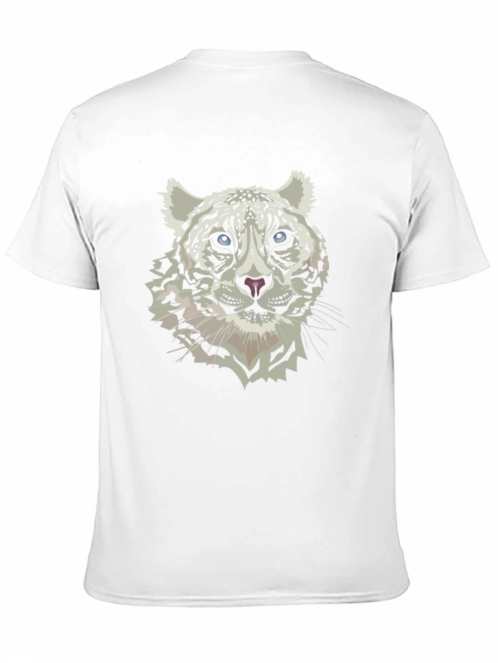 Snow Leopard Graphic Tee - Black T-Shirt
