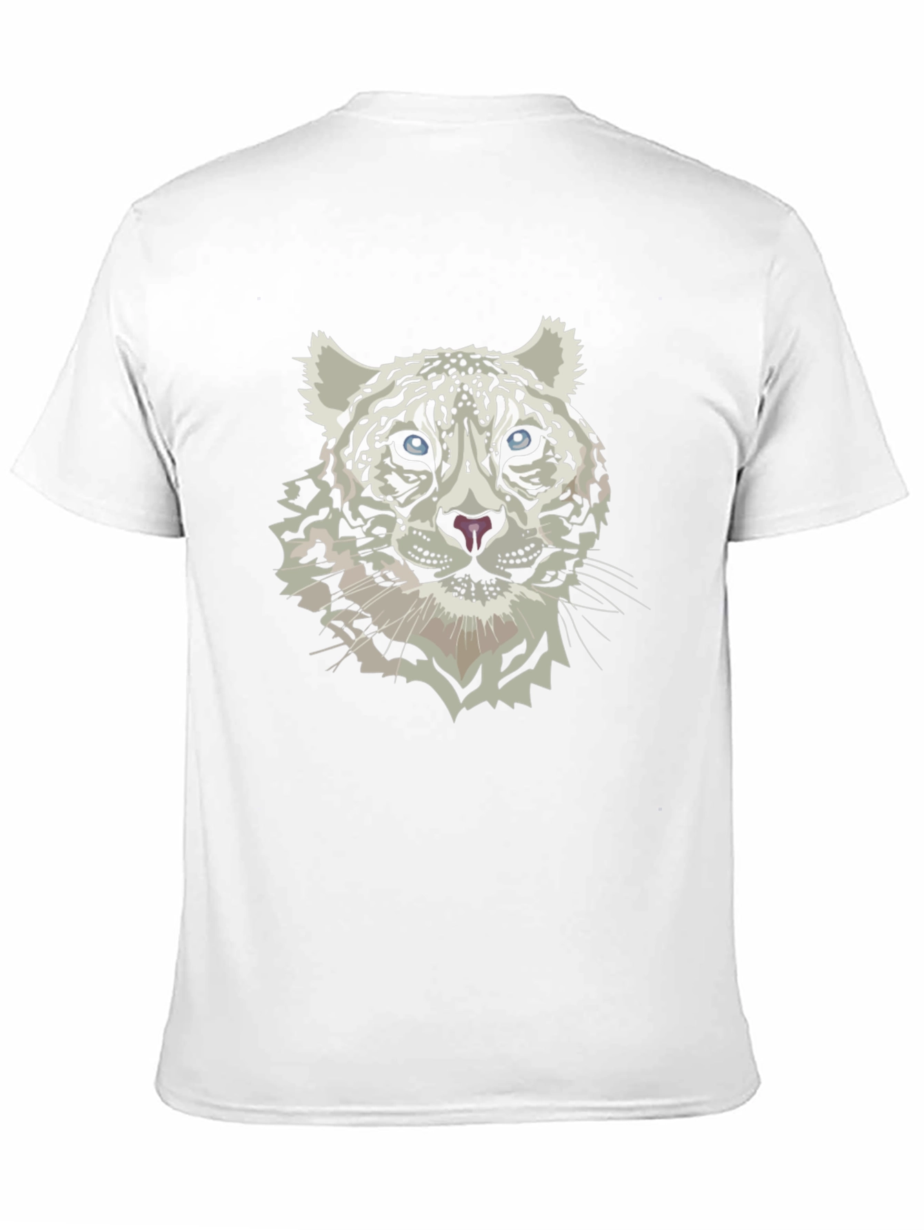 Snow Leopard Graphic Tee - Black T-Shirt