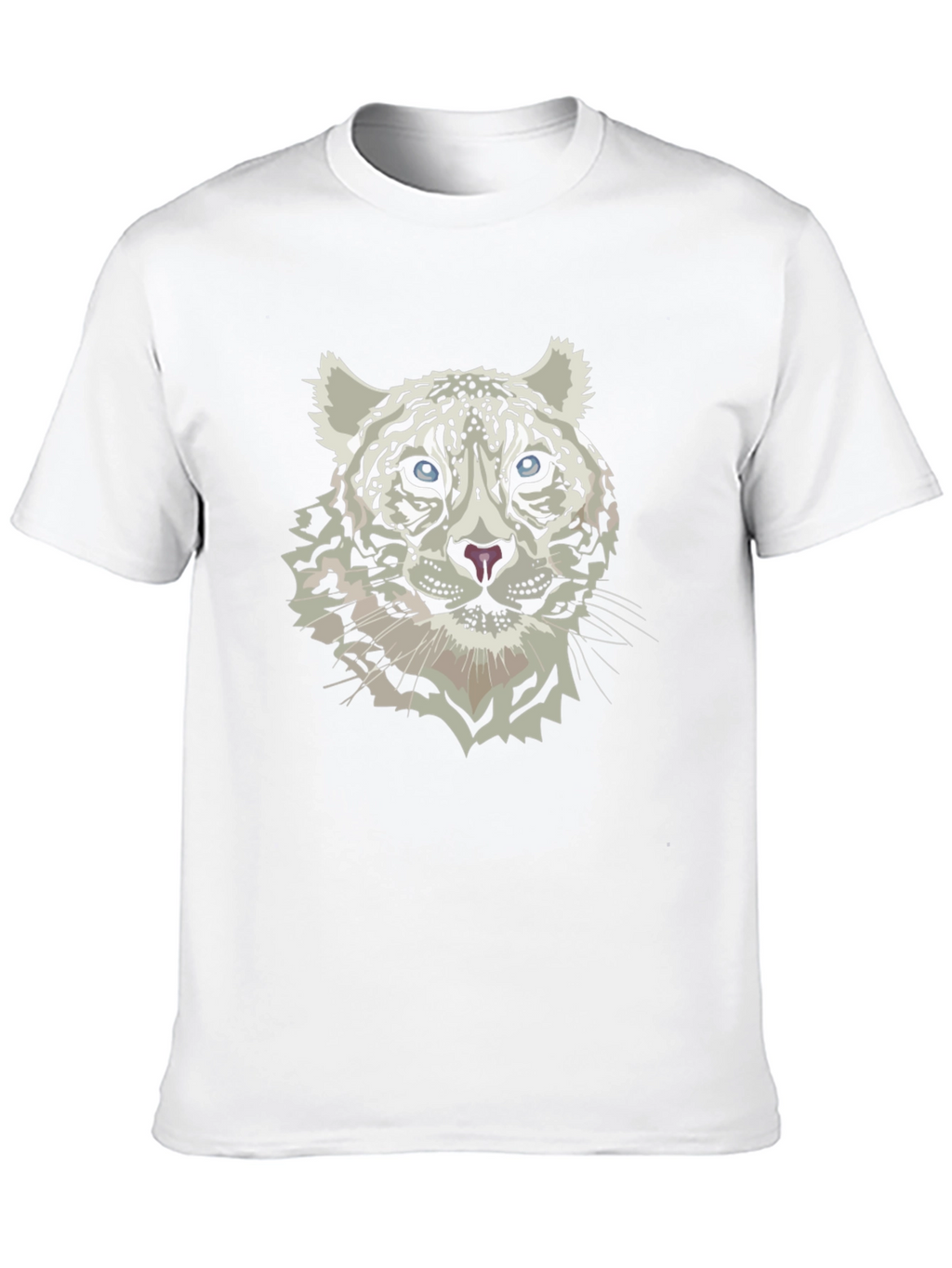 Snow Leopard Graphic Tee - Black T-Shirt