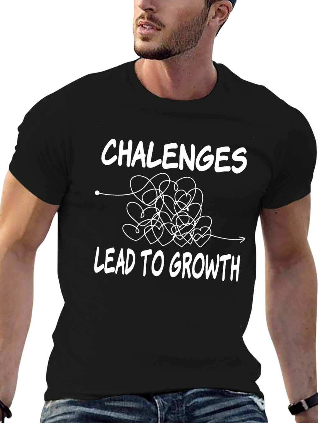 Challenges Lead to Growth Graphic T-Shirt