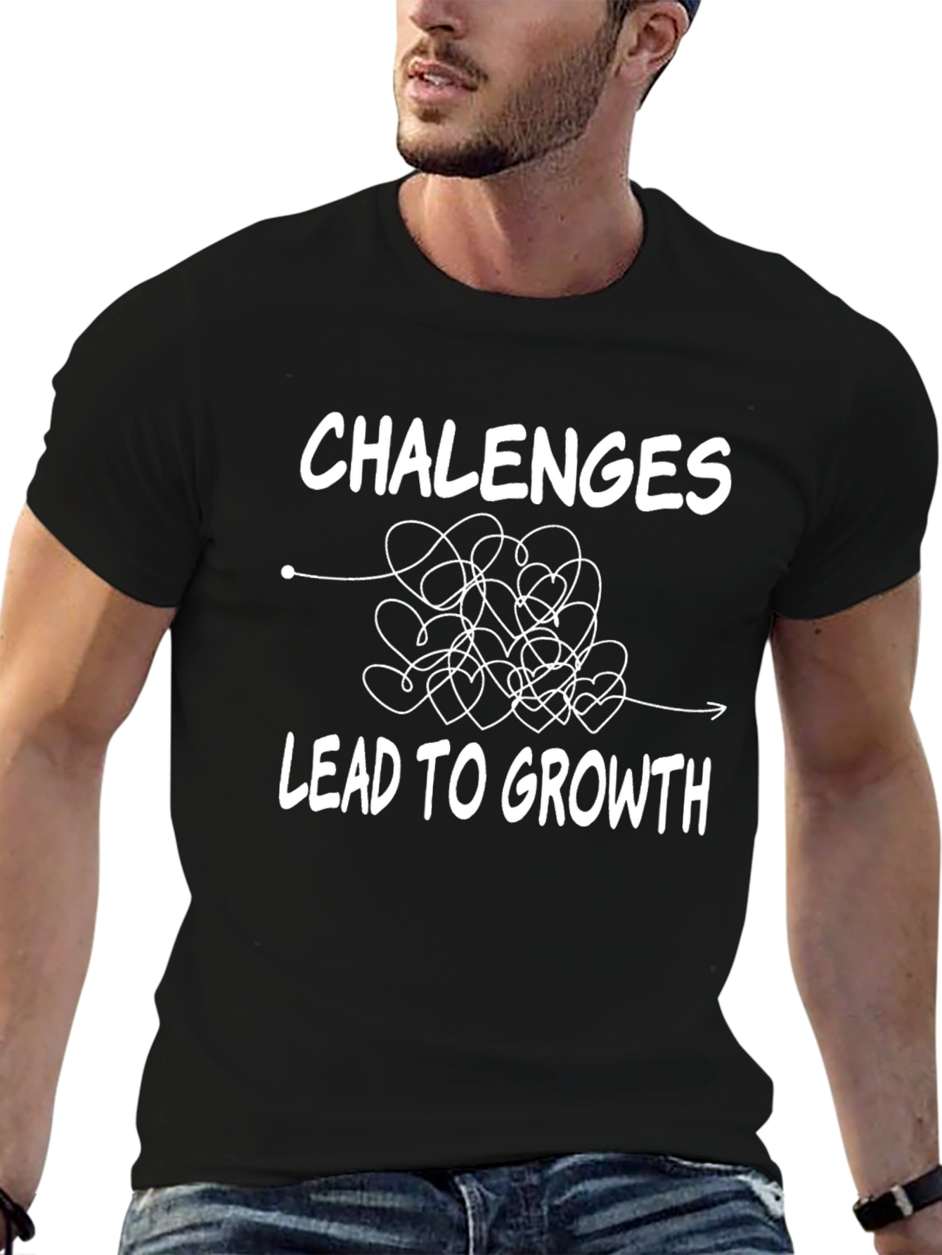 Challenges Lead to Growth Graphic T-Shirt
