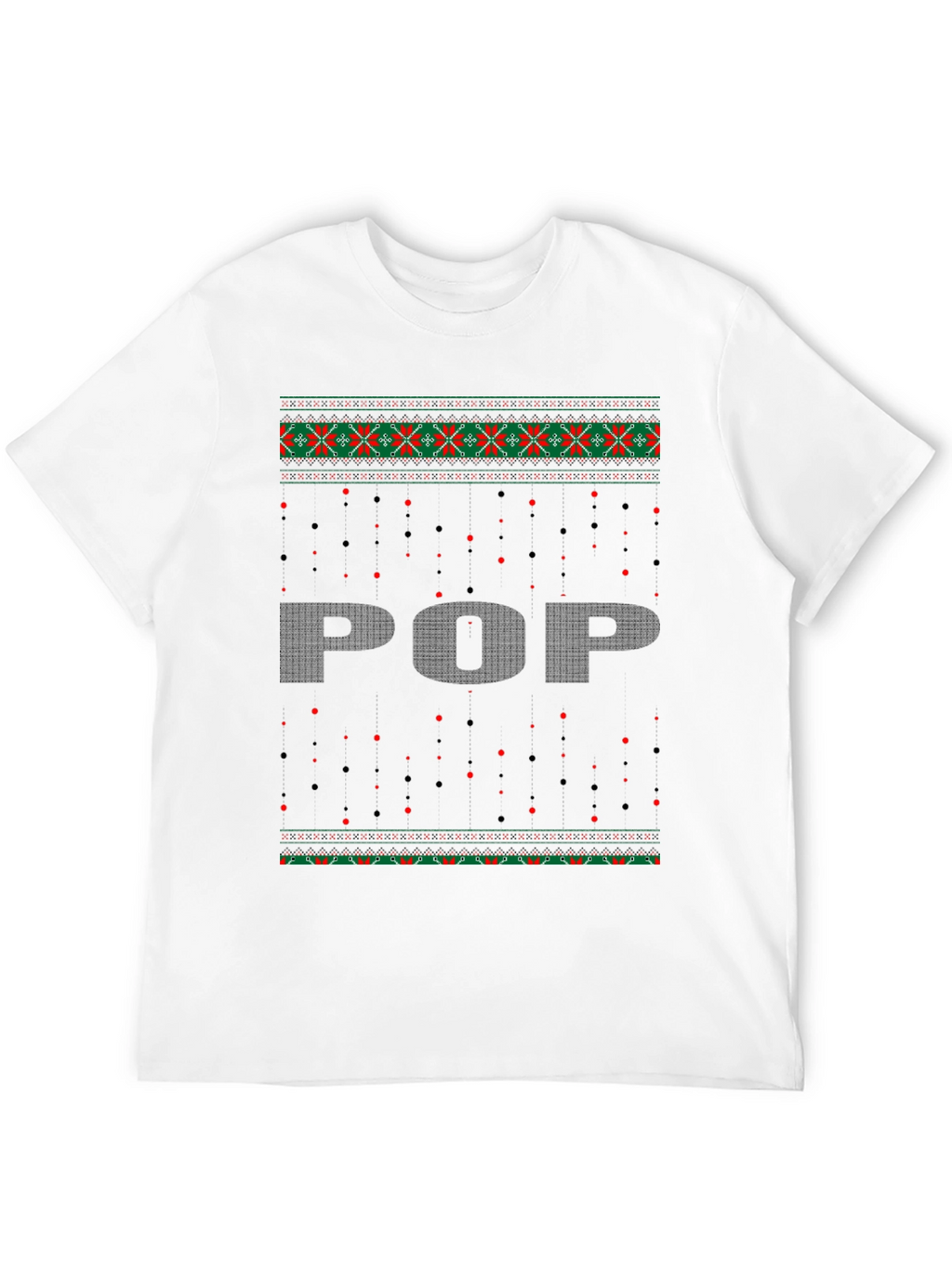 Ugly Christmas Sweater Style POP T-Shirt