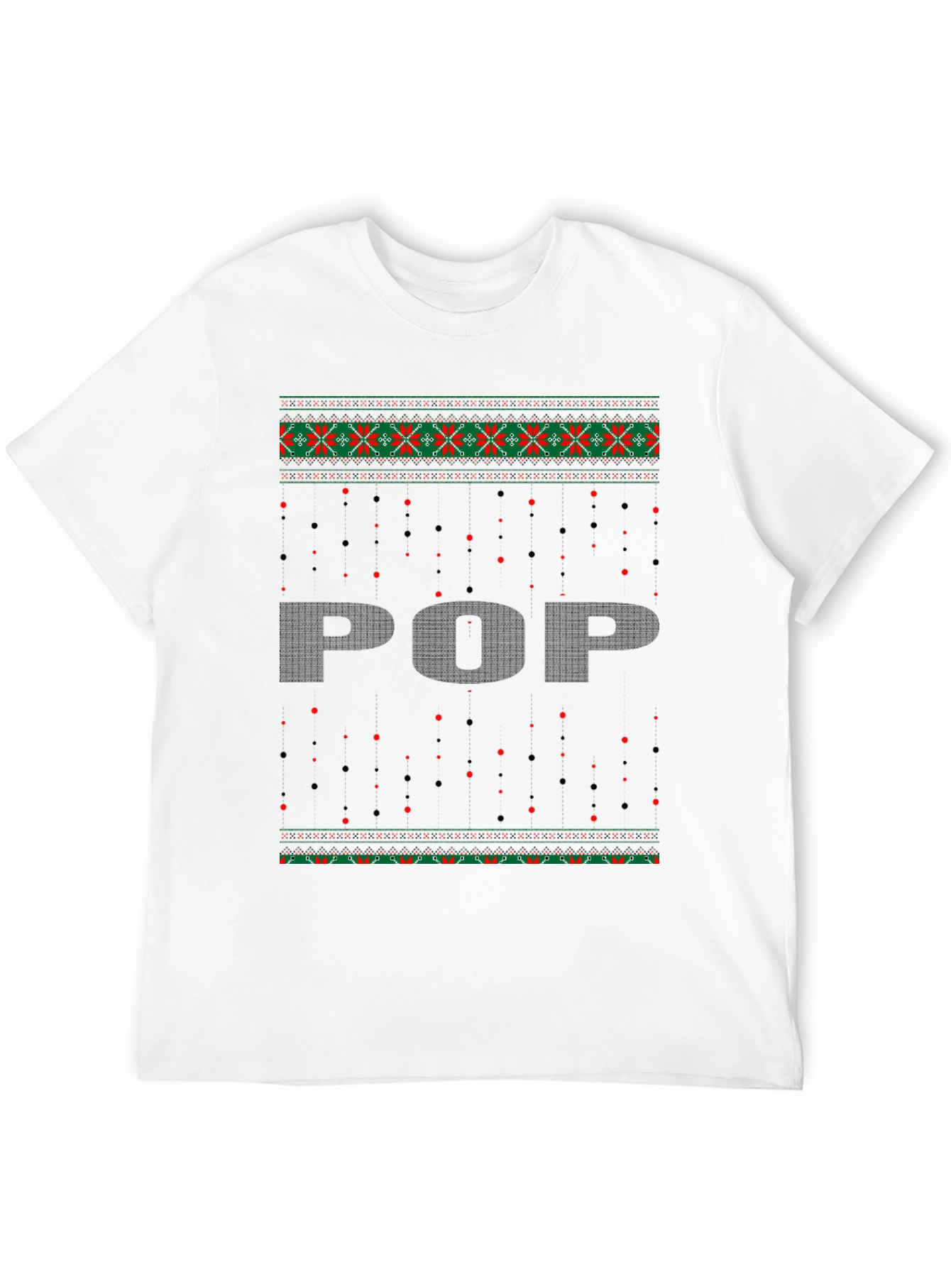 Ugly Christmas Sweater Style POP T-Shirt