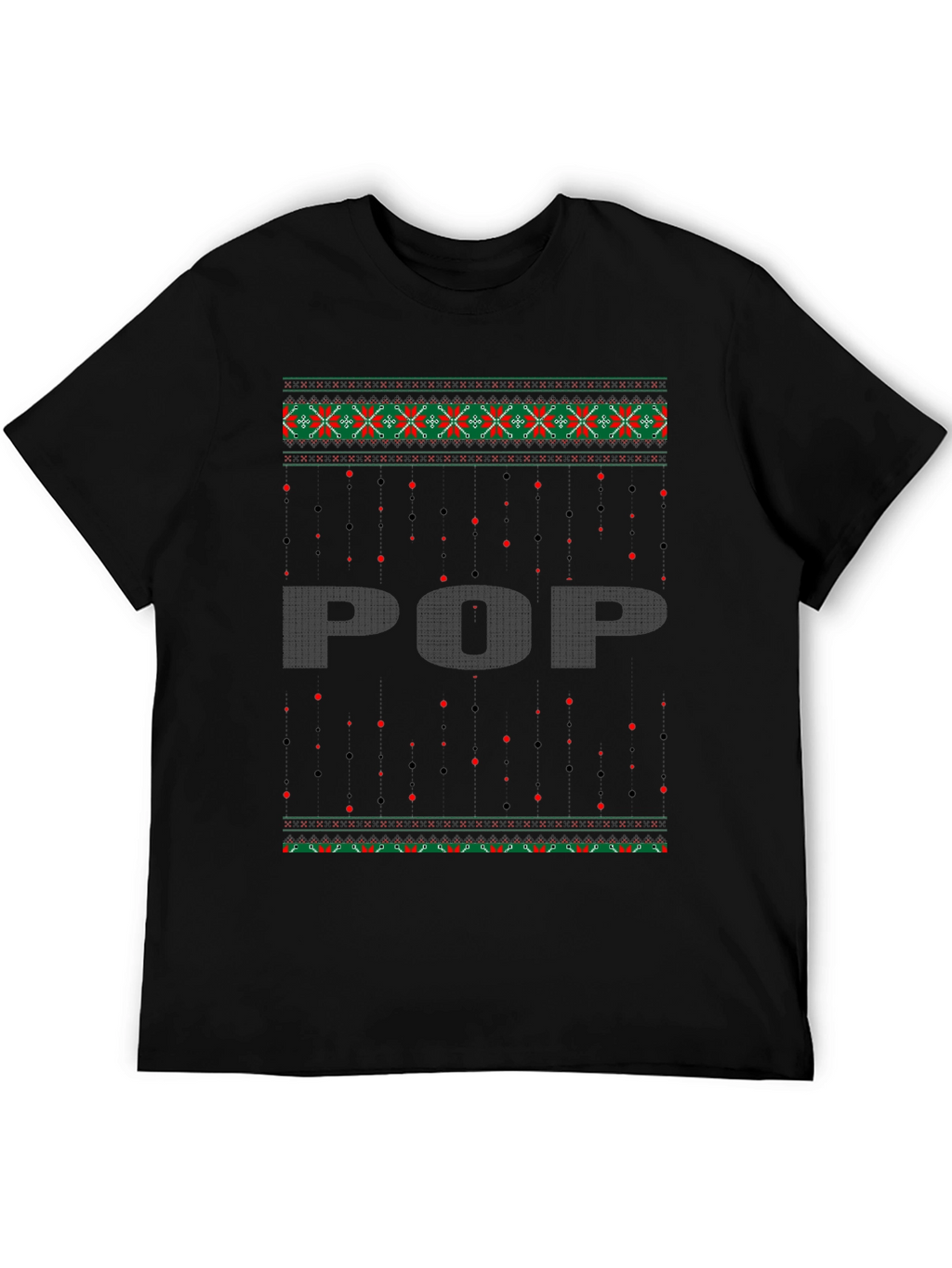 Ugly Christmas Sweater Style POP T-Shirt