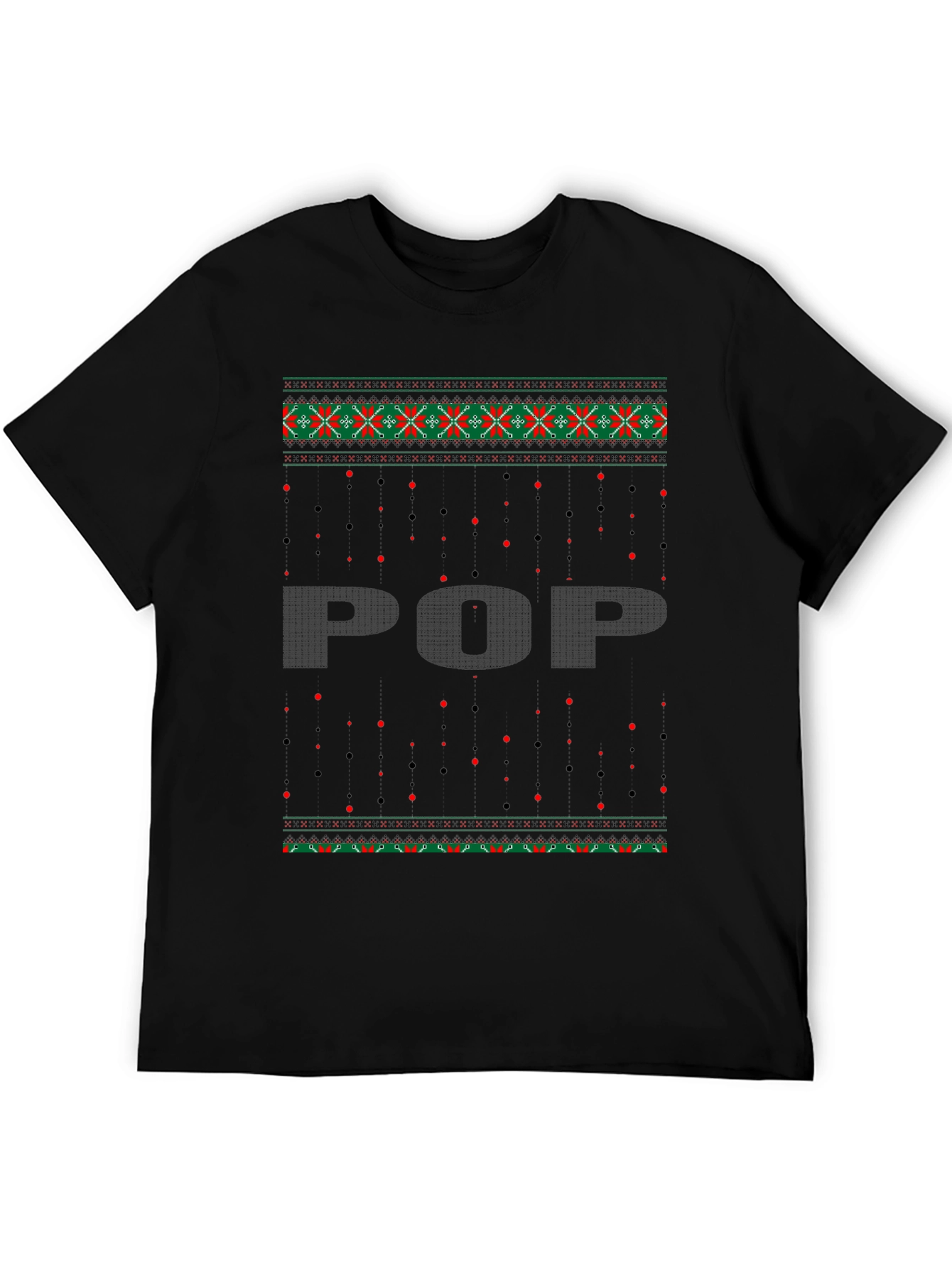 Ugly Christmas Sweater Style POP T-Shirt