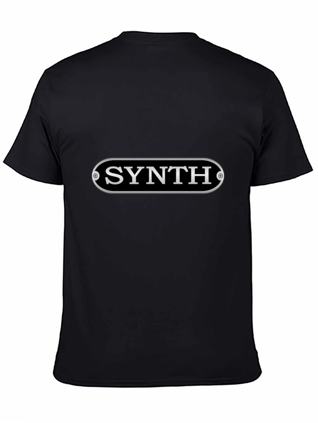 Synth Music Lover Black T-Shirt