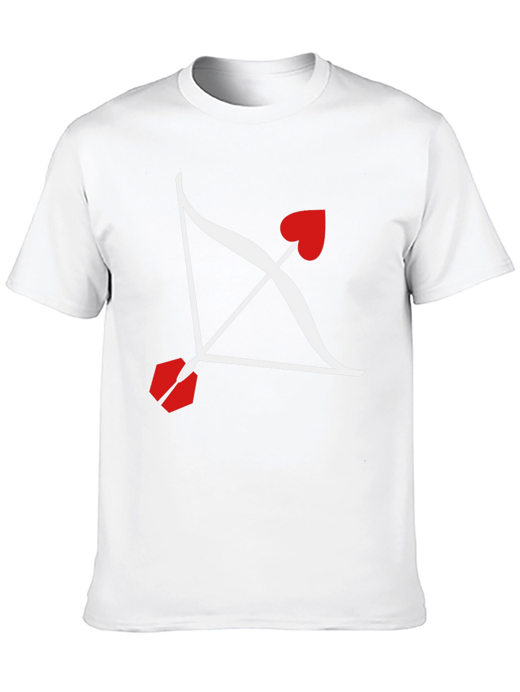 Cupids Arrow Graphic Tee - Valentines Day Black Shirt
