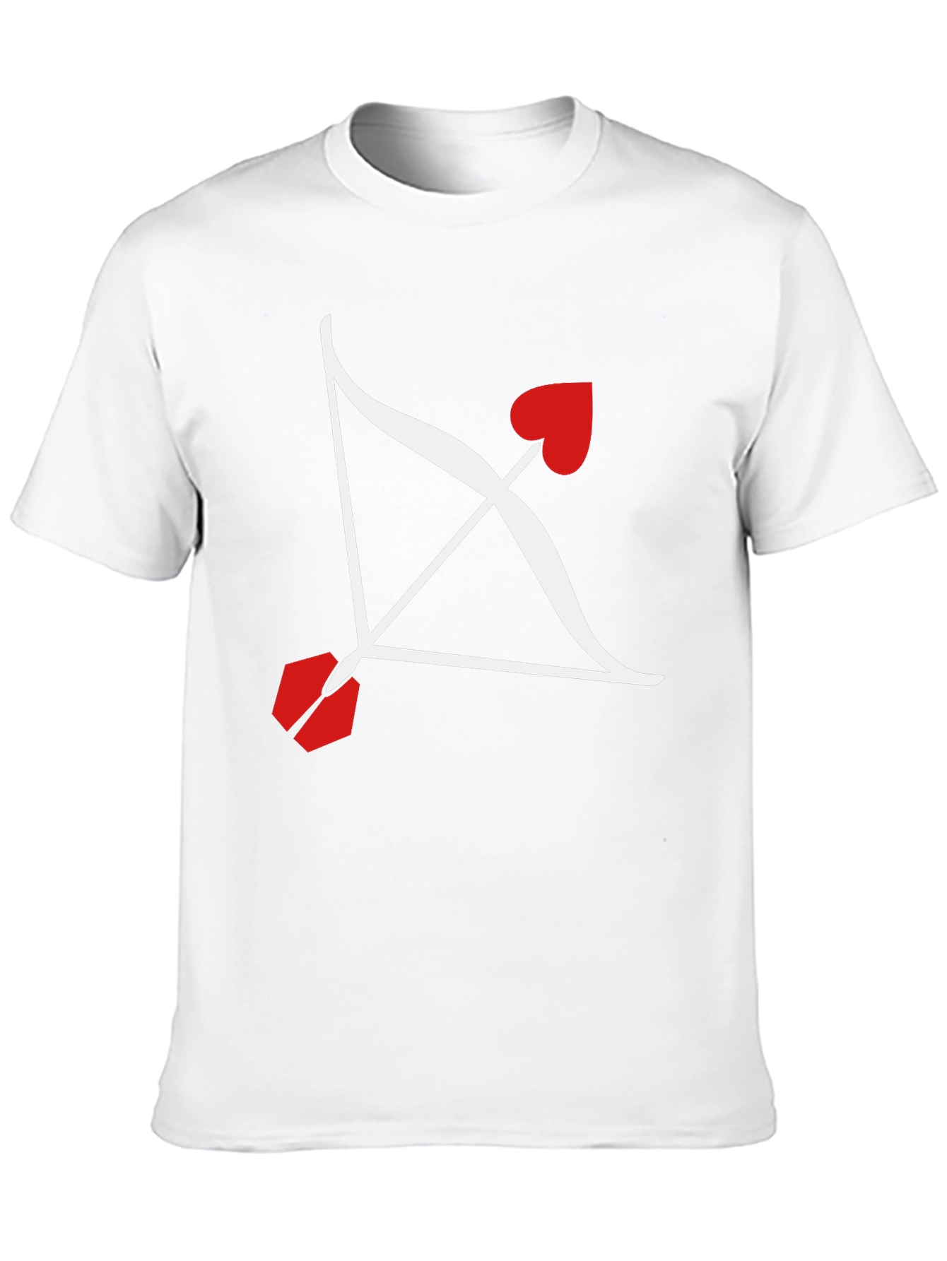 Cupids Arrow Graphic Tee - Valentines Day Black Shirt