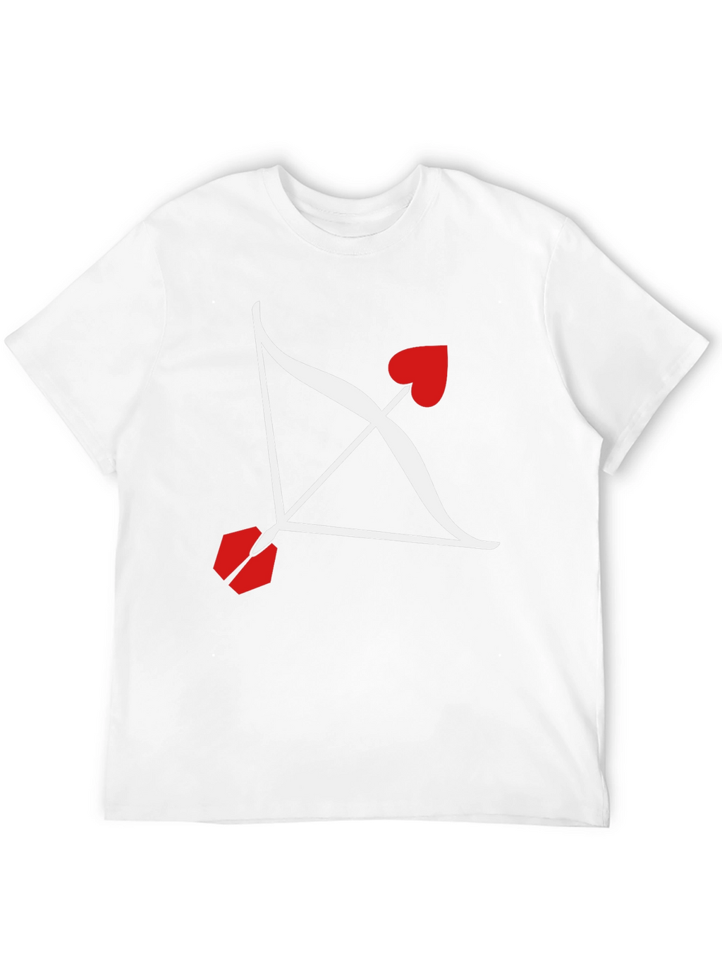 Cupids Arrow Graphic Tee - Valentines Day Black Shirt