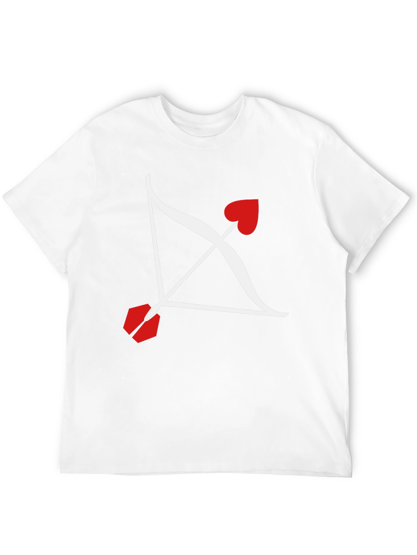 Cupids Arrow Graphic Tee - Valentines Day Black Shirt
