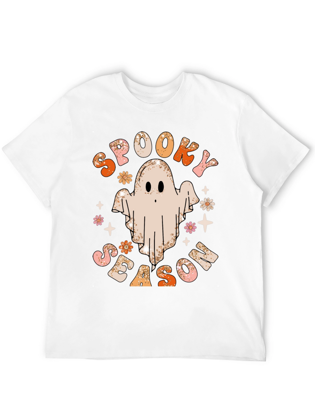 Spooky Season Ghost Graphic Tee Halloween