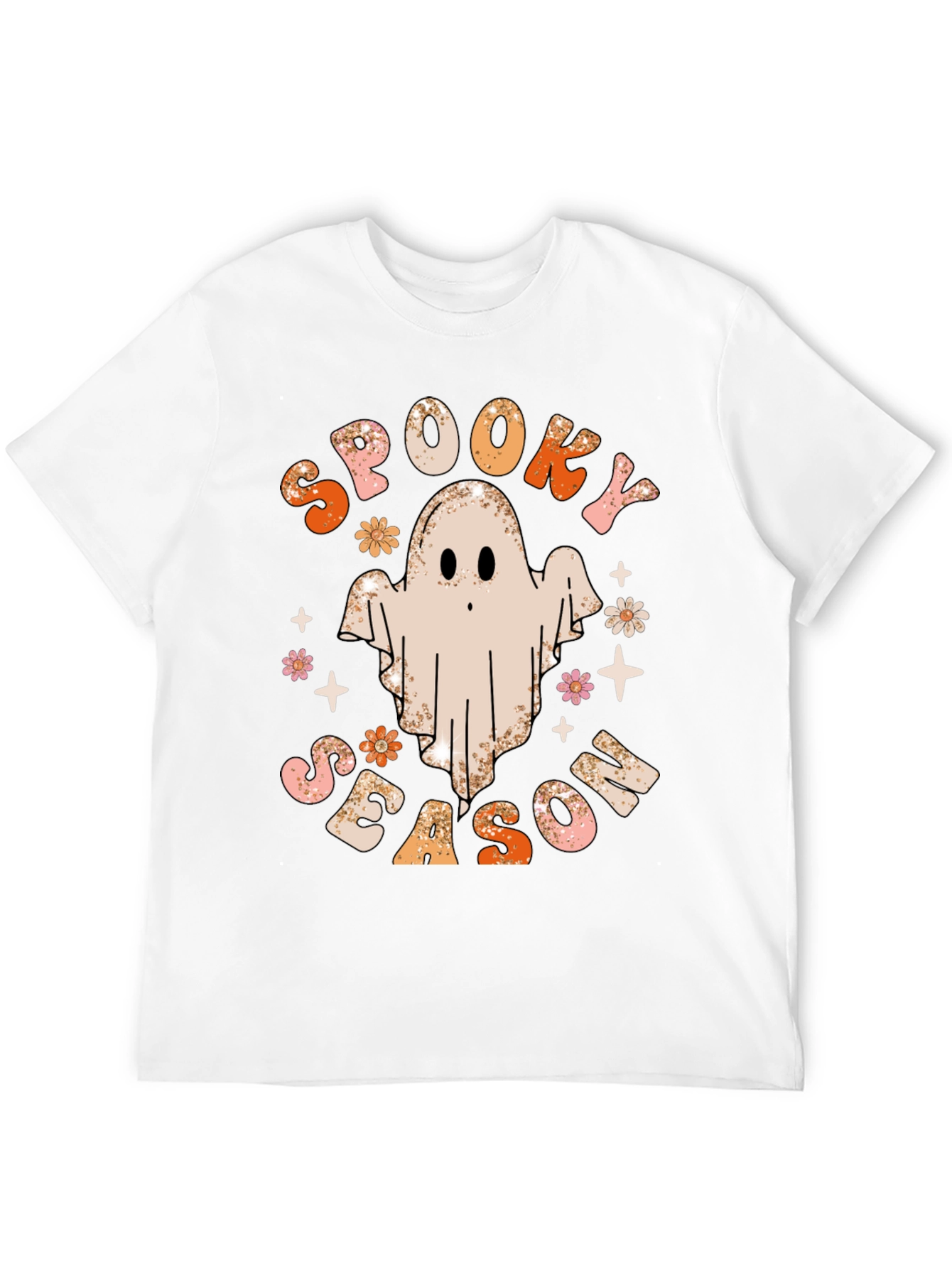 Spooky Season Ghost Graphic Tee Halloween