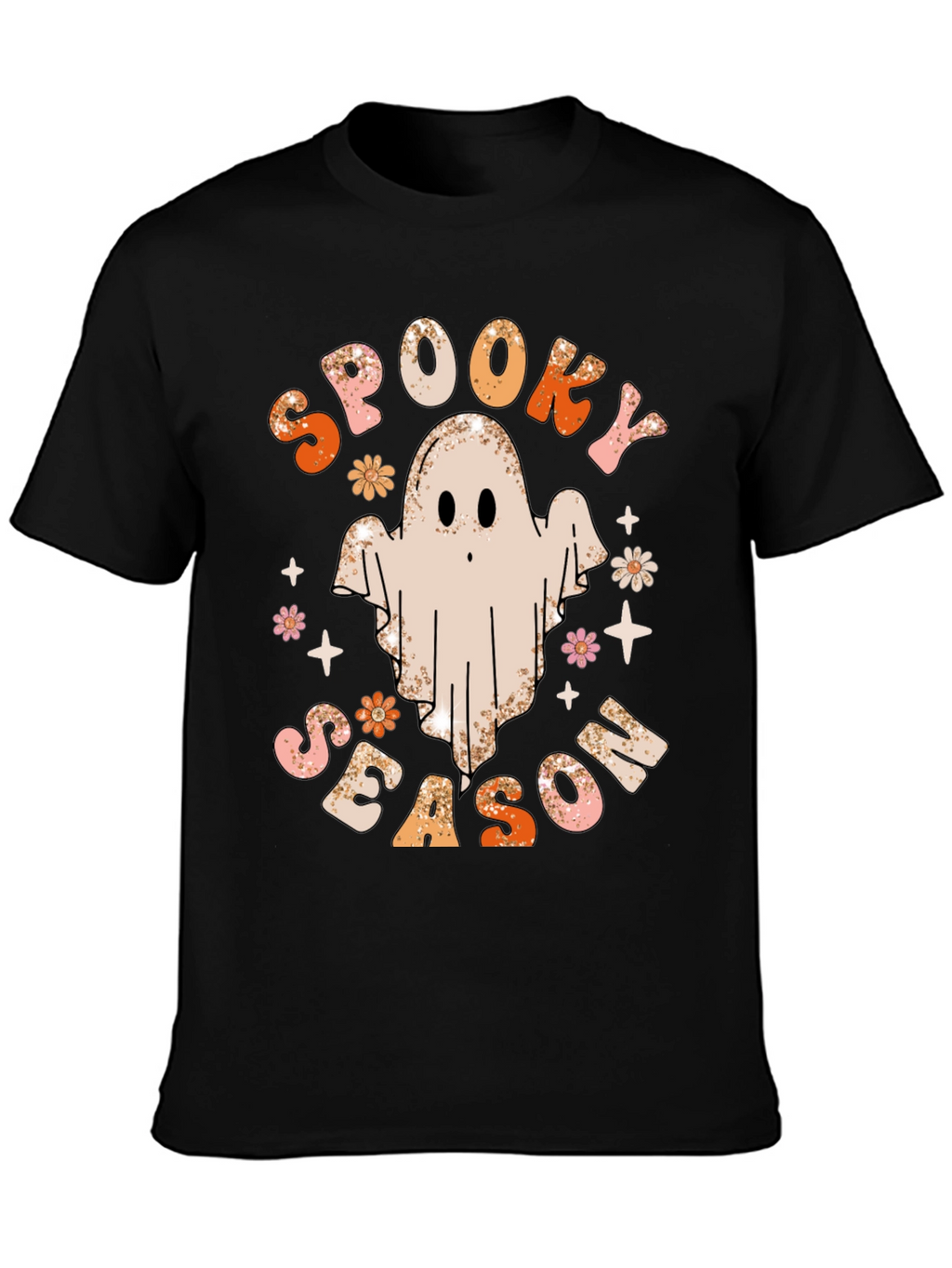 Spooky Season Ghost Graphic Tee Halloween