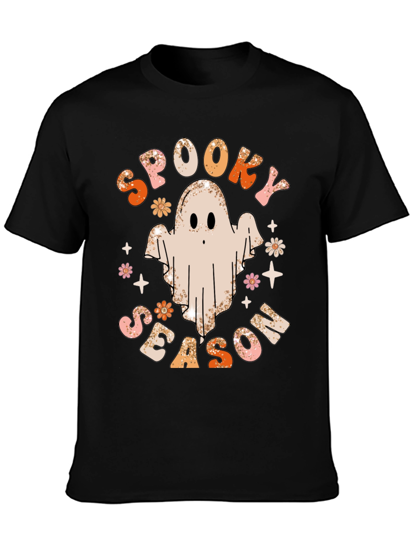 Spooky Season Ghost Graphic Tee Halloween