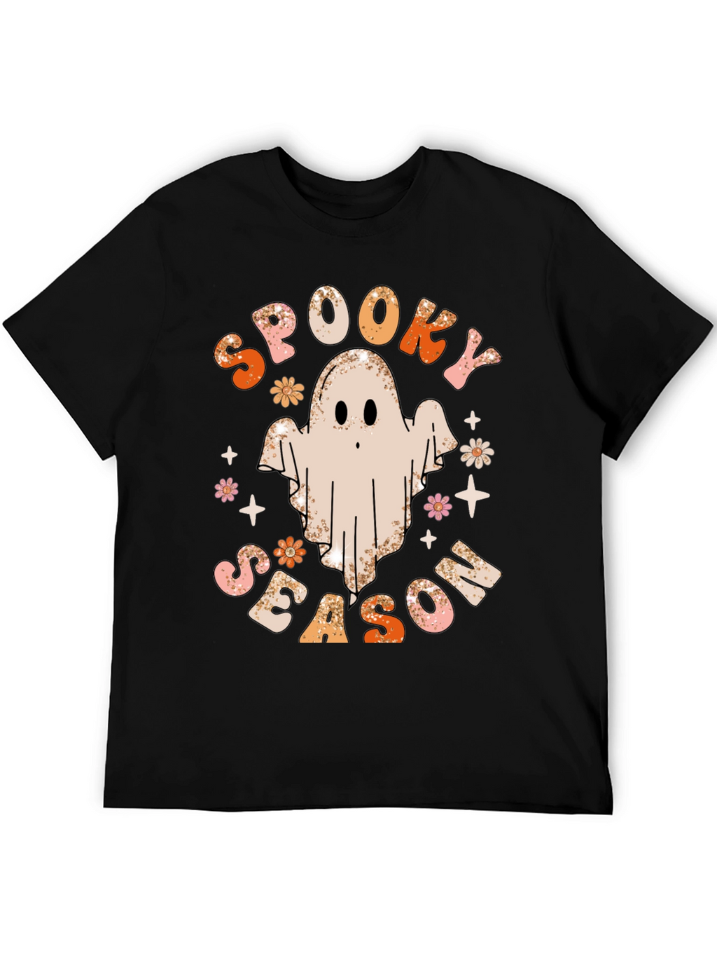 Spooky Season Ghost Graphic Tee Halloween