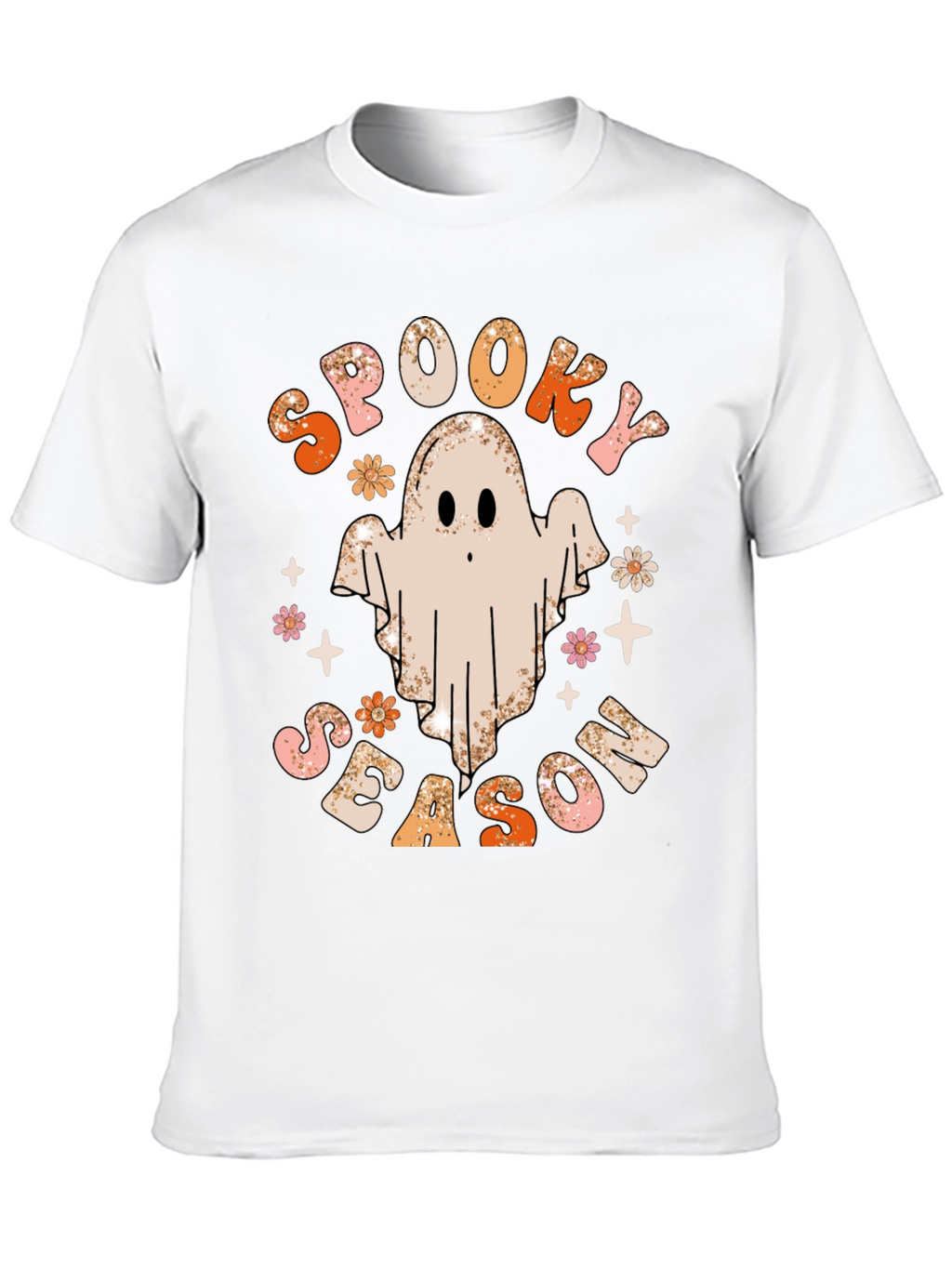 Spooky Season Ghost Graphic Tee Halloween
