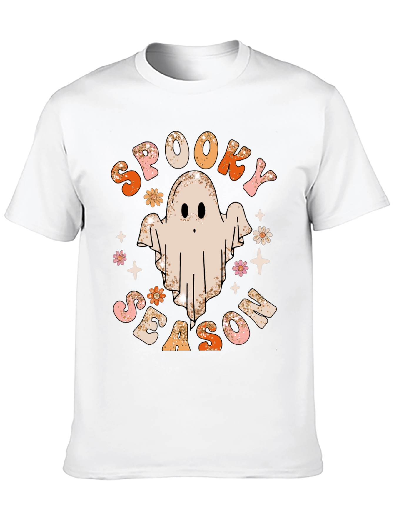 Spooky Season Ghost Graphic Tee Halloween