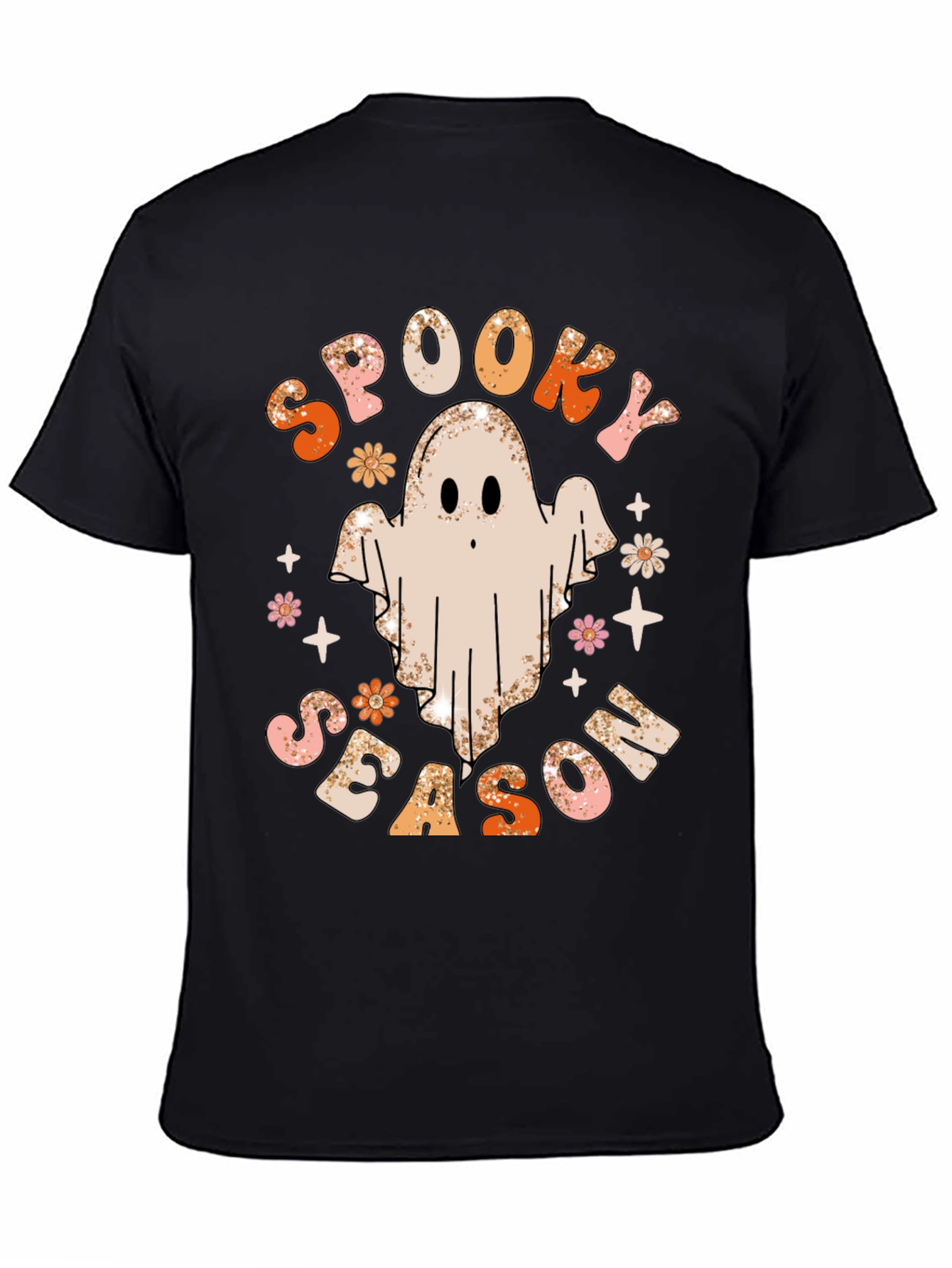 Spooky Season Ghost Graphic Tee Halloween