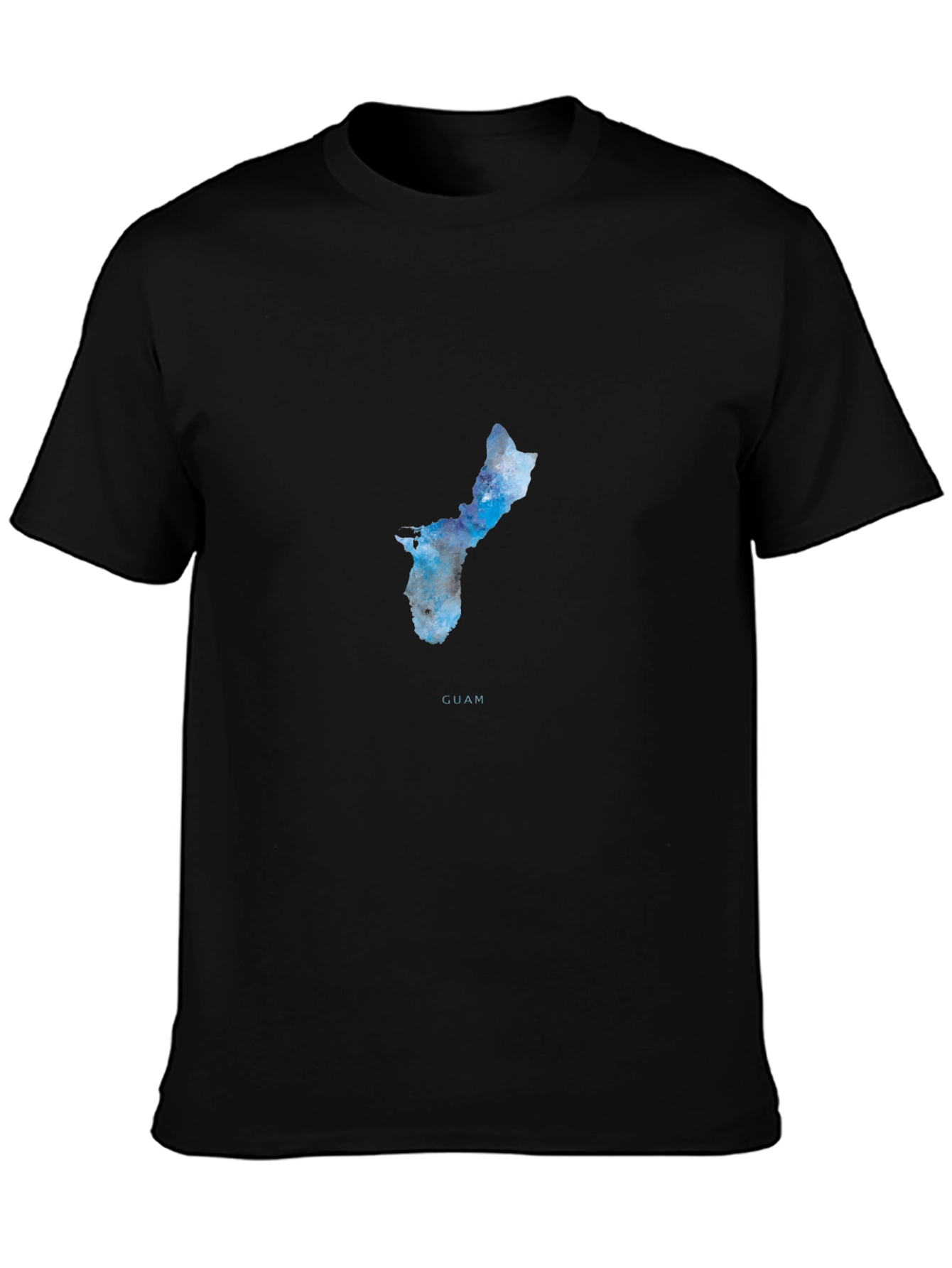 Guam Watercolor Map Tee - Island Pride T-Shirt