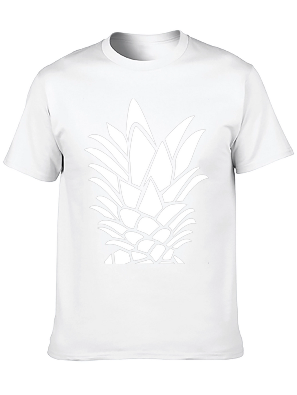 Pineapple Graphic Tee - Black Casual T-Shirt