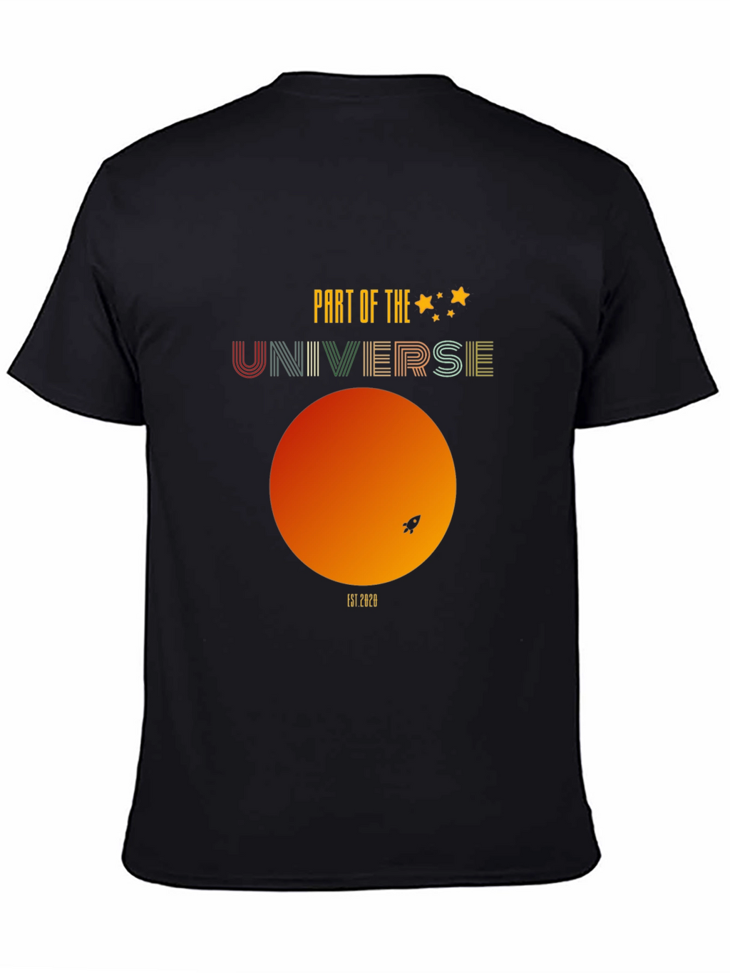 Universe Graphic Tee - Retro Space T-Shirt