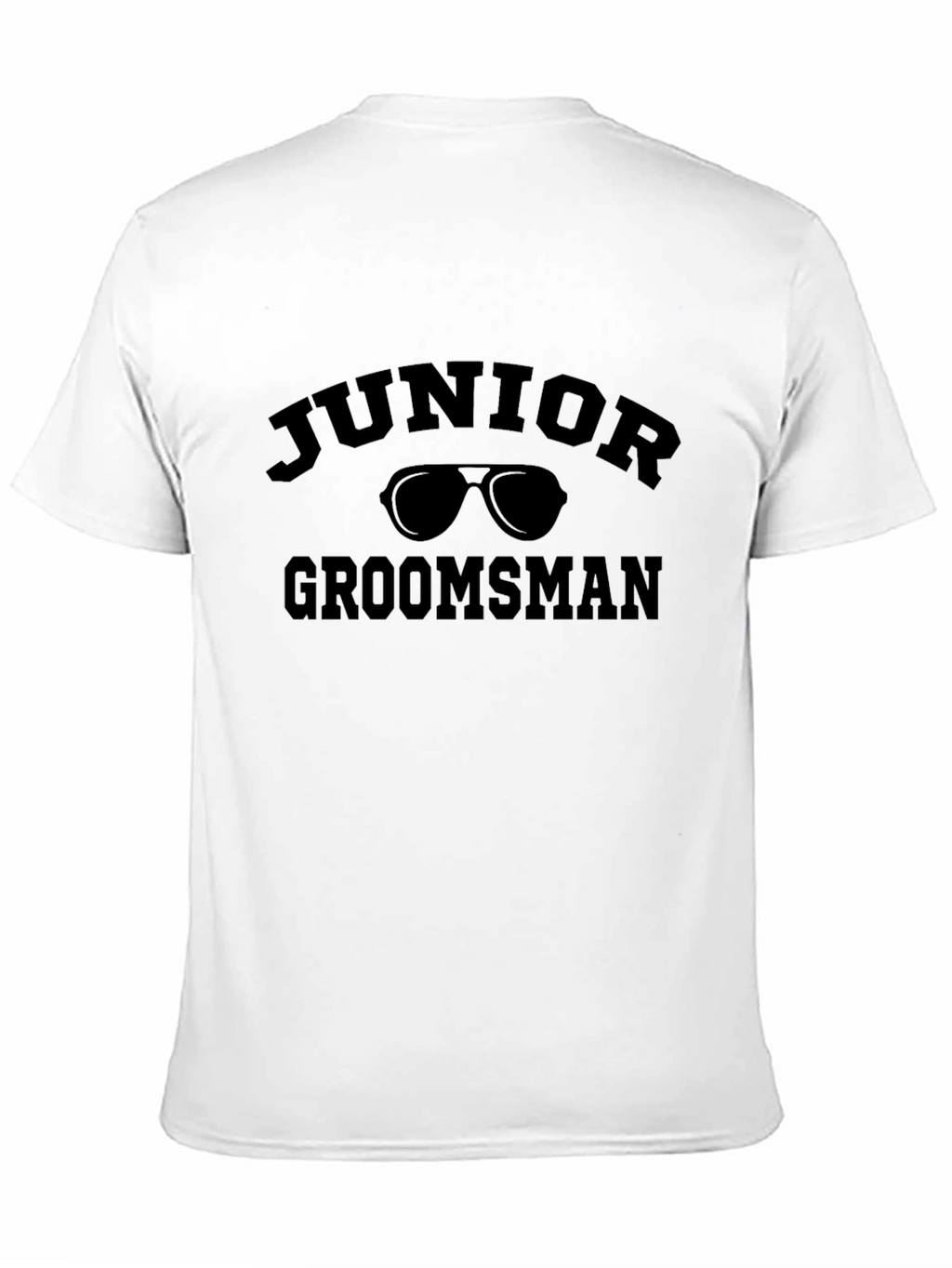 Junior Groomsman Black T-Shirt - Wedding Party Tee