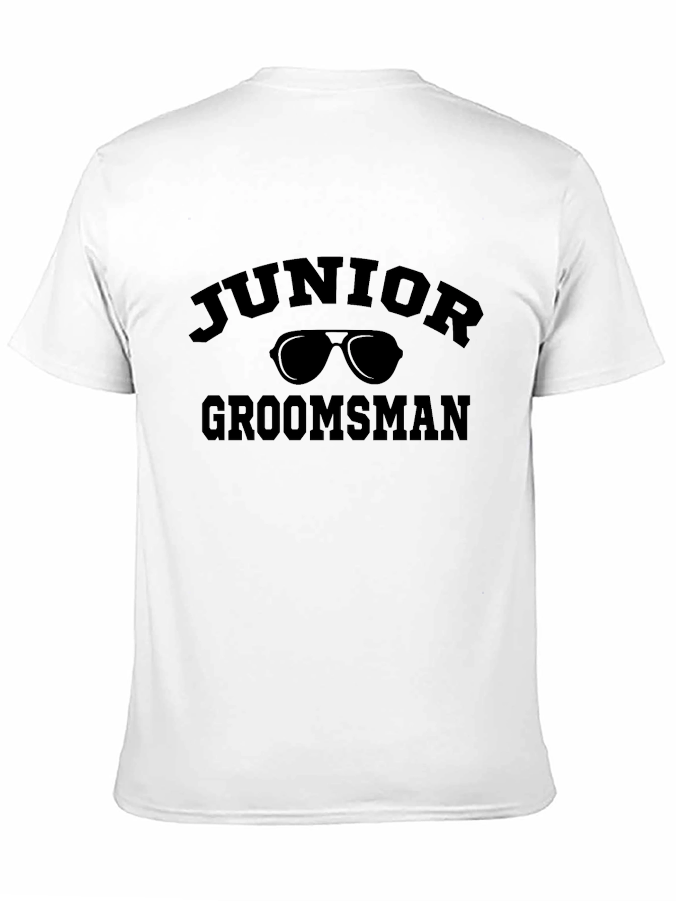 Junior Groomsman Black T-Shirt - Wedding Party Tee