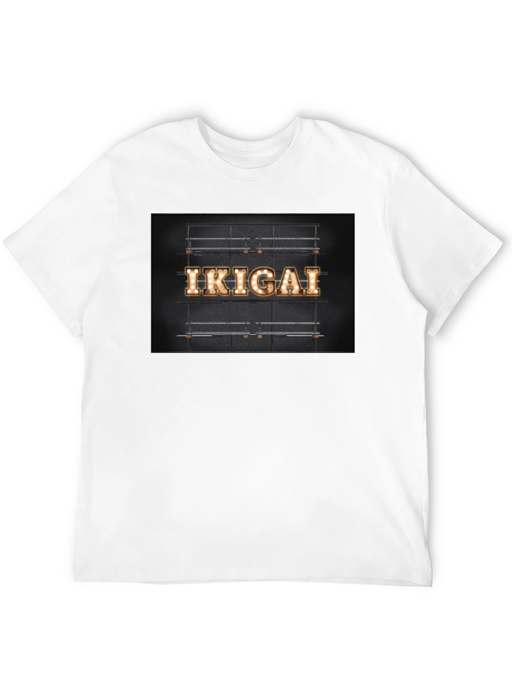 Ikigai Lightbulb Sign Graphic T-Shirt