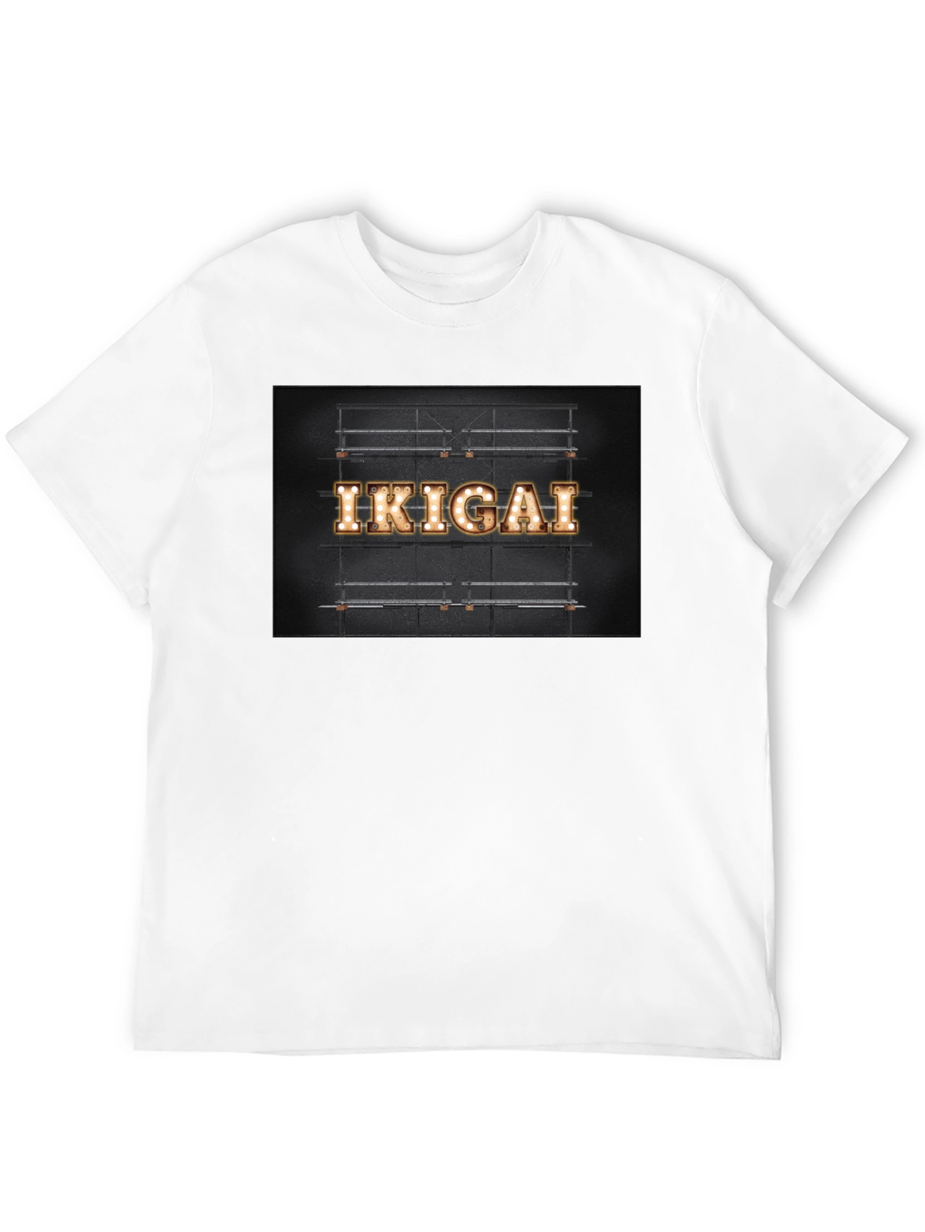 Ikigai Lightbulb Sign Graphic T-Shirt