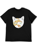 Cat Head Graphic T-Shirt