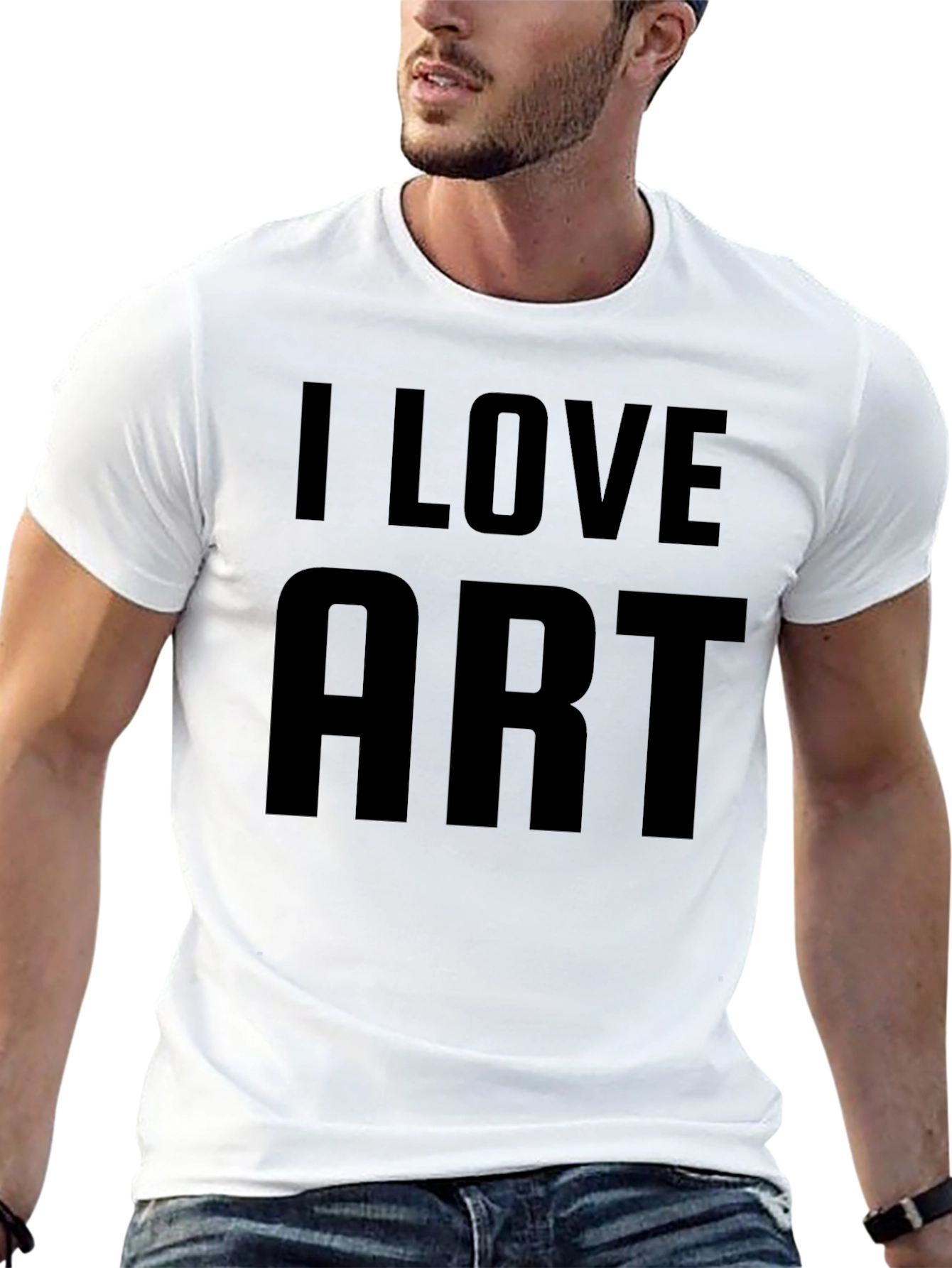 I Love Art Graphic T-Shirt