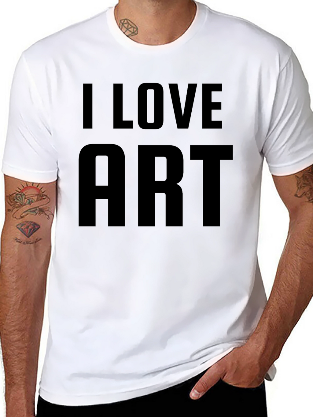 I Love Art Graphic T-Shirt