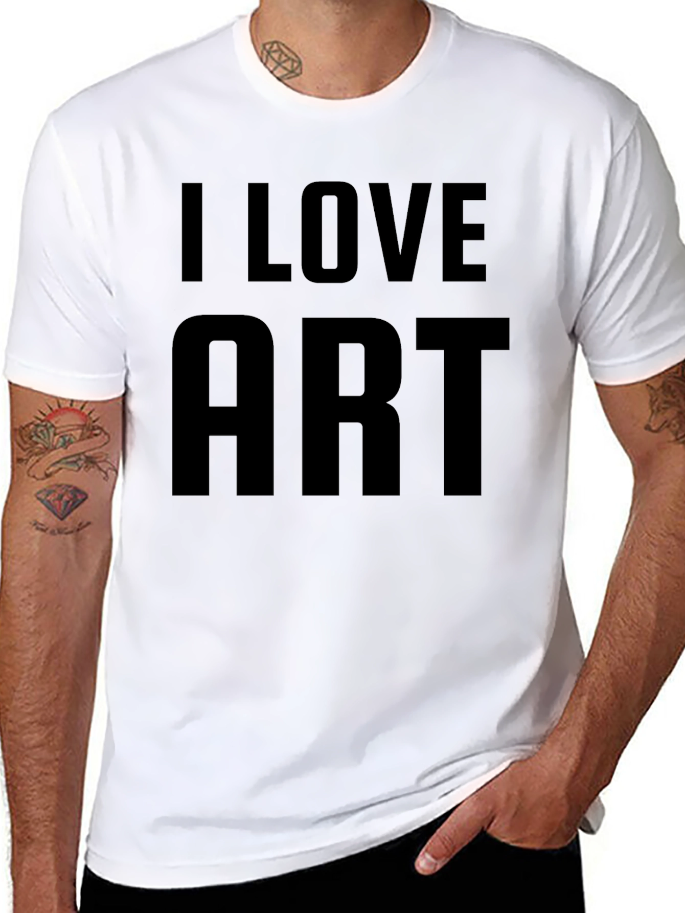 I Love Art Graphic T-Shirt