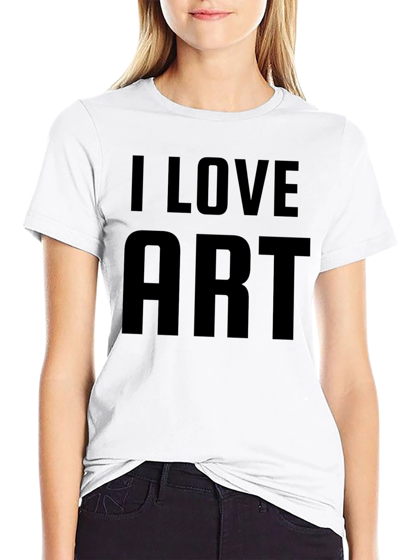 I Love Art Graphic T-Shirt