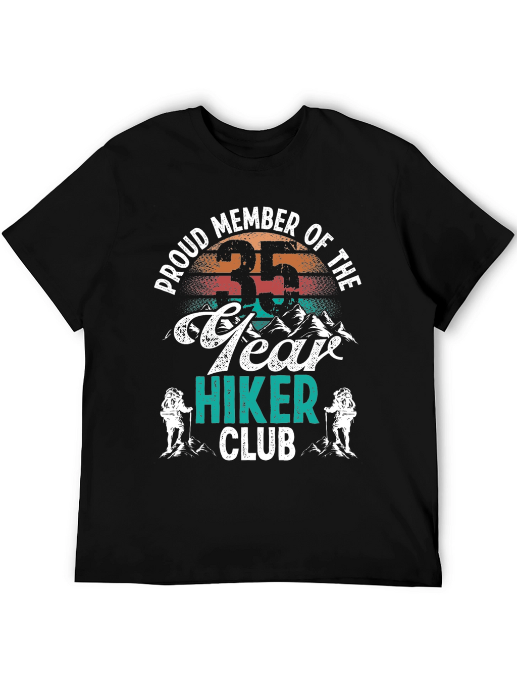 Proud 35 Year Hiker Club T-Shirt