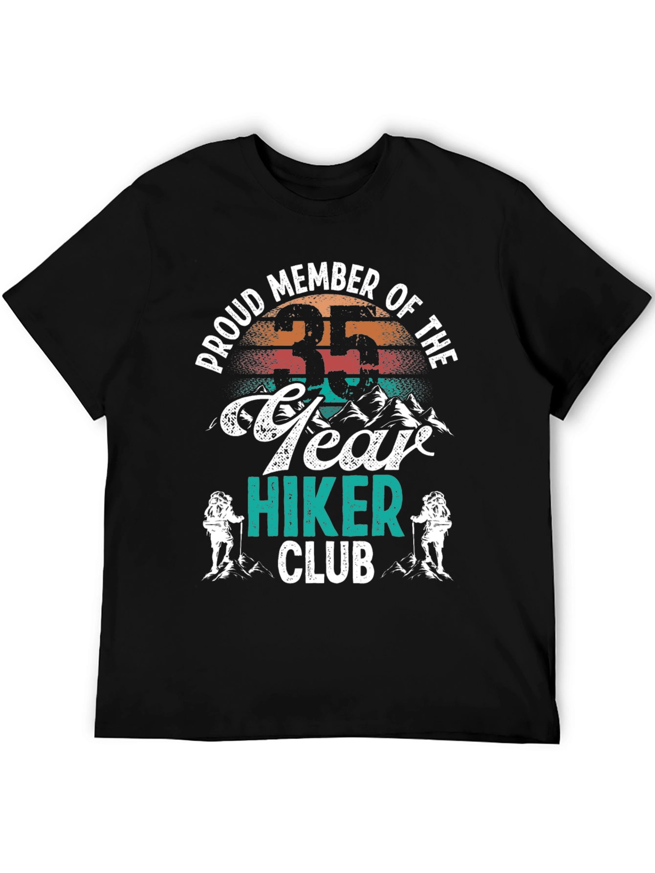 Proud 35 Year Hiker Club T-Shirt