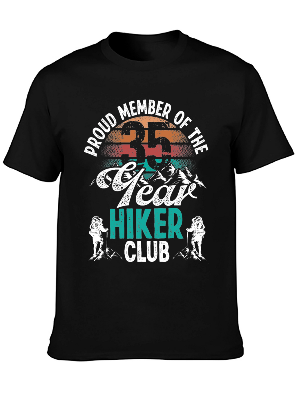 Proud 35 Year Hiker Club T-Shirt