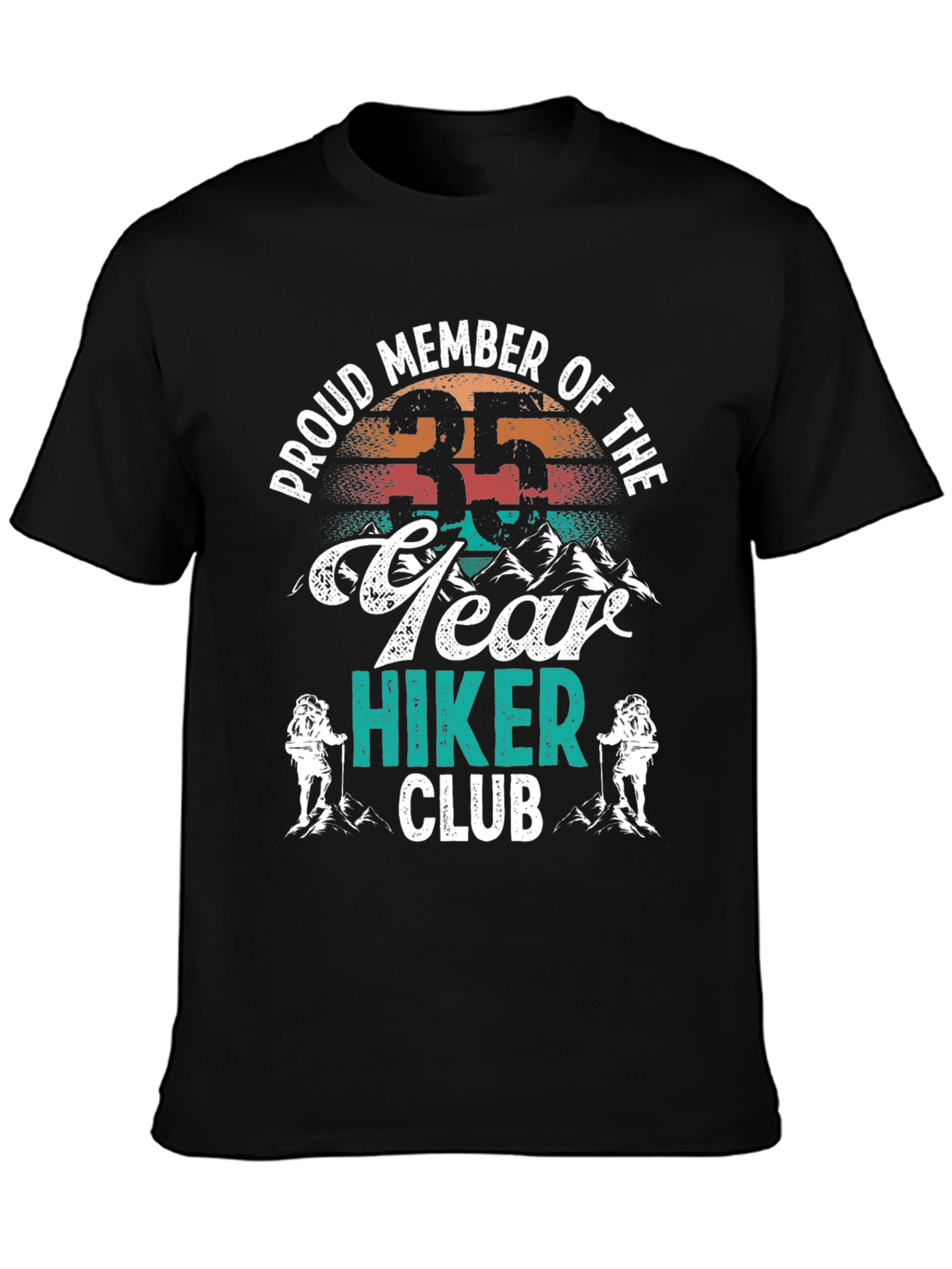 Proud 35 Year Hiker Club T-Shirt