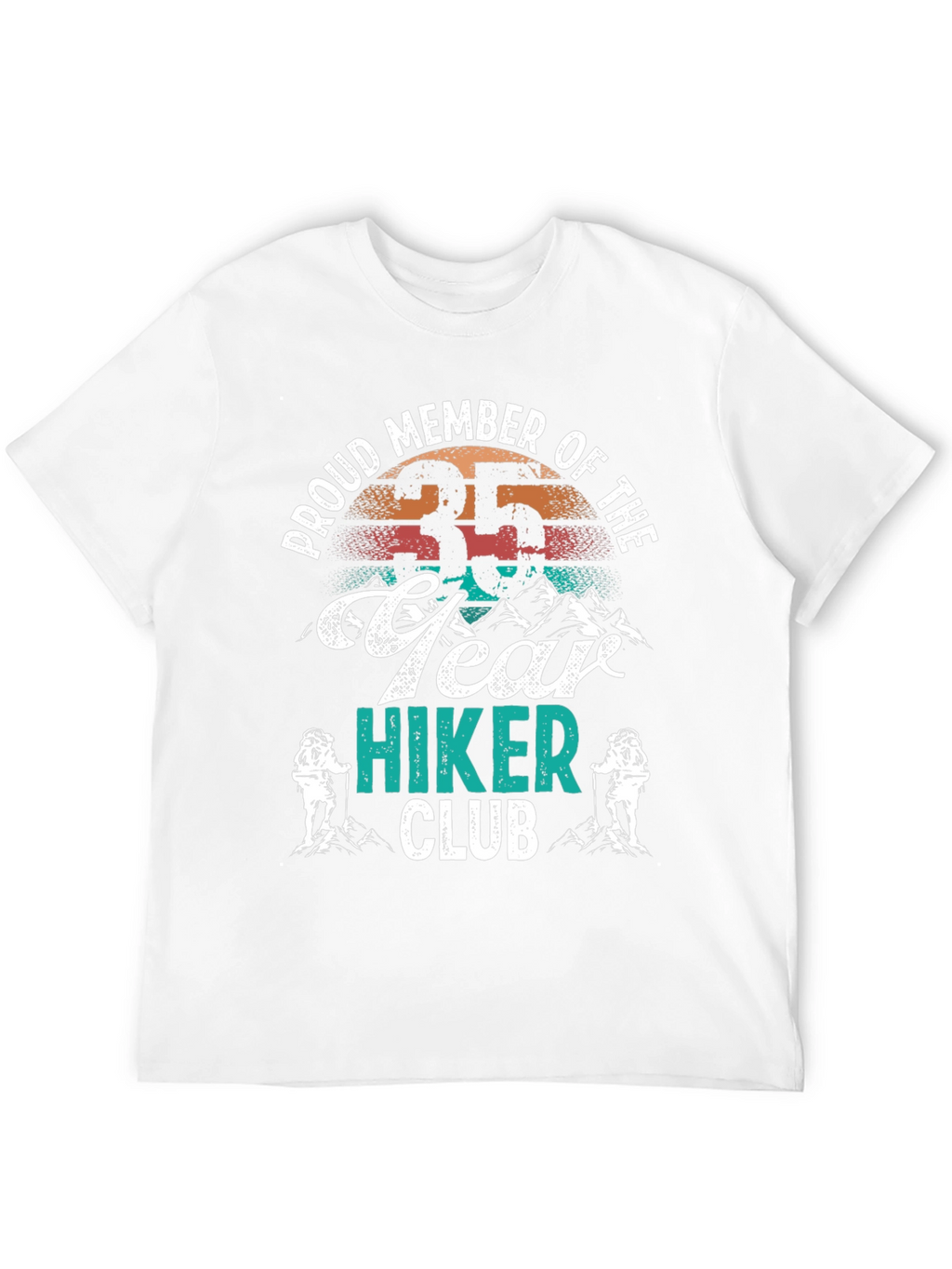 Proud 35 Year Hiker Club T-Shirt