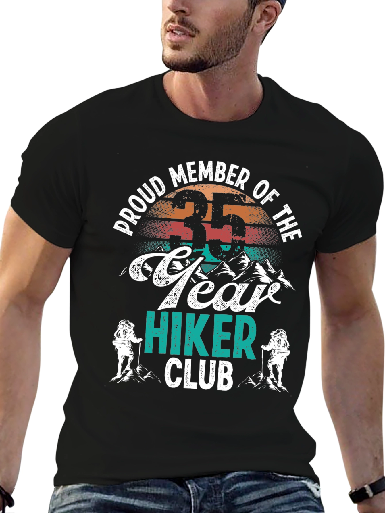 Proud 35 Year Hiker Club T-Shirt