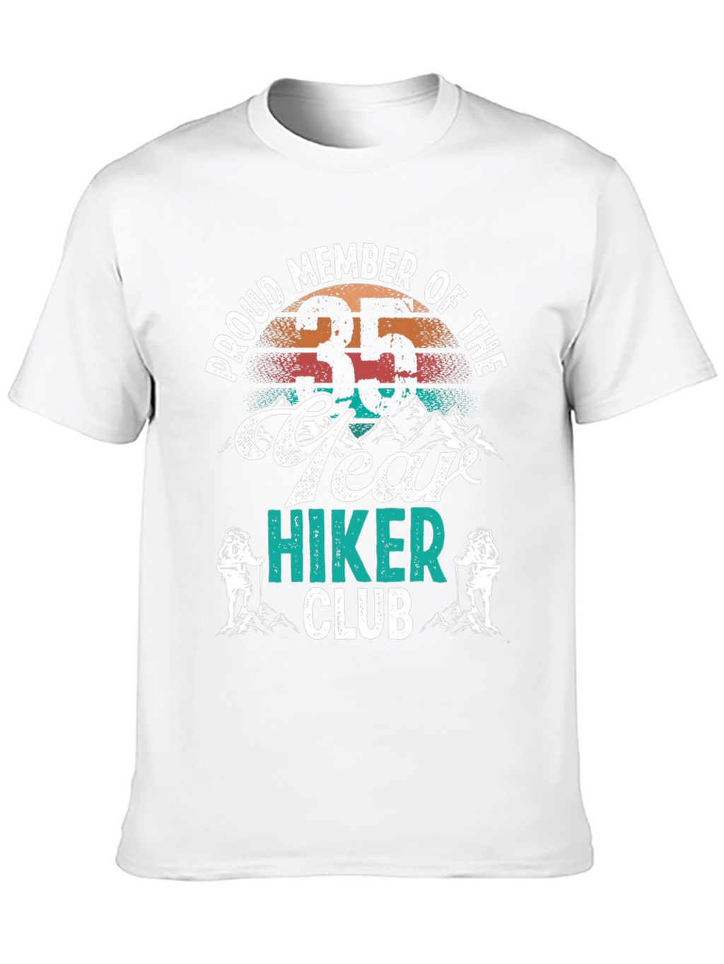 Proud 35 Year Hiker Club T-Shirt