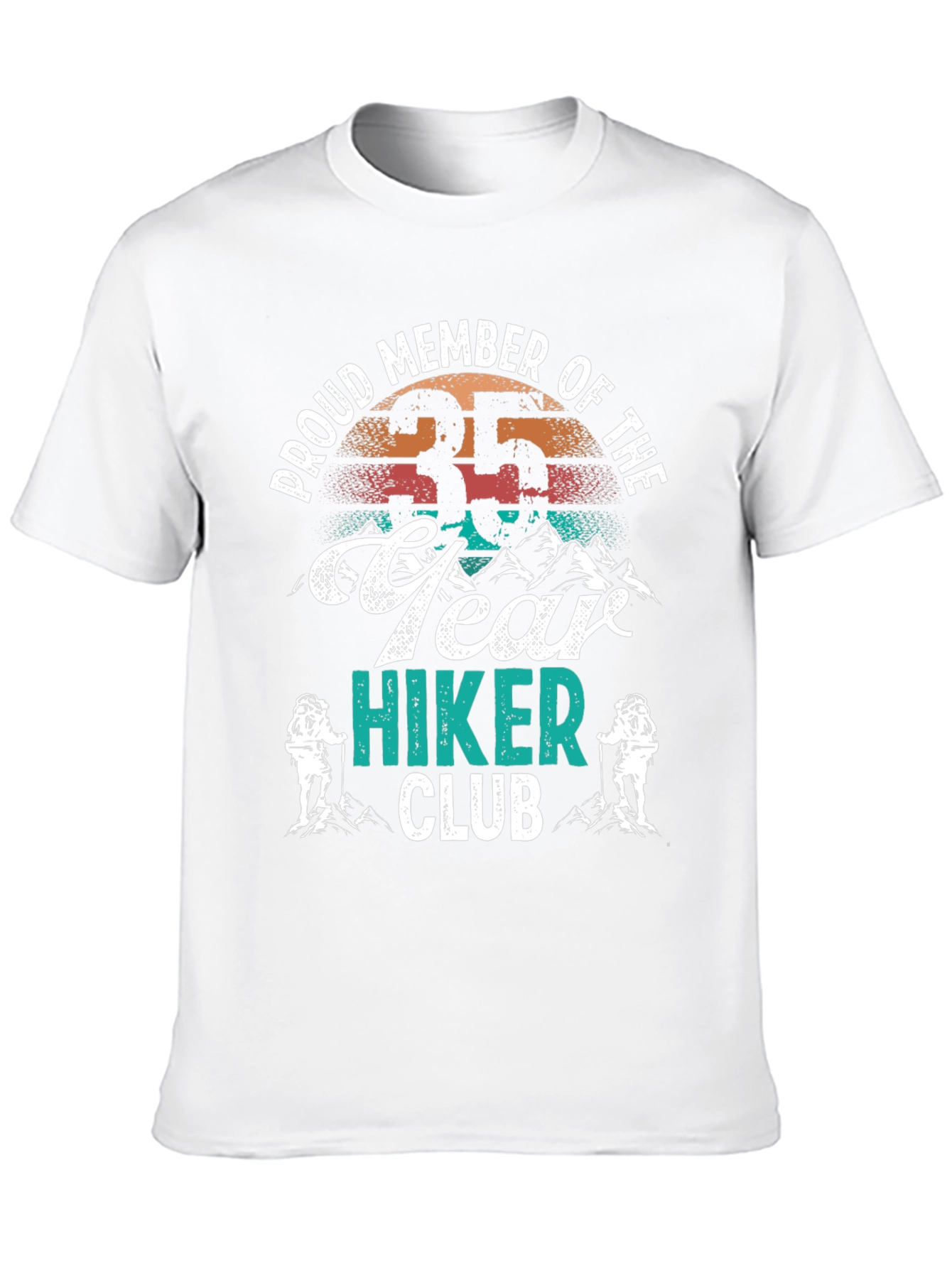Proud 35 Year Hiker Club T-Shirt