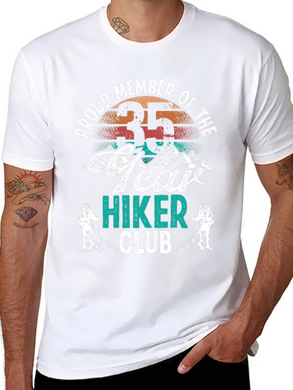 Proud 35 Year Hiker Club T-Shirt