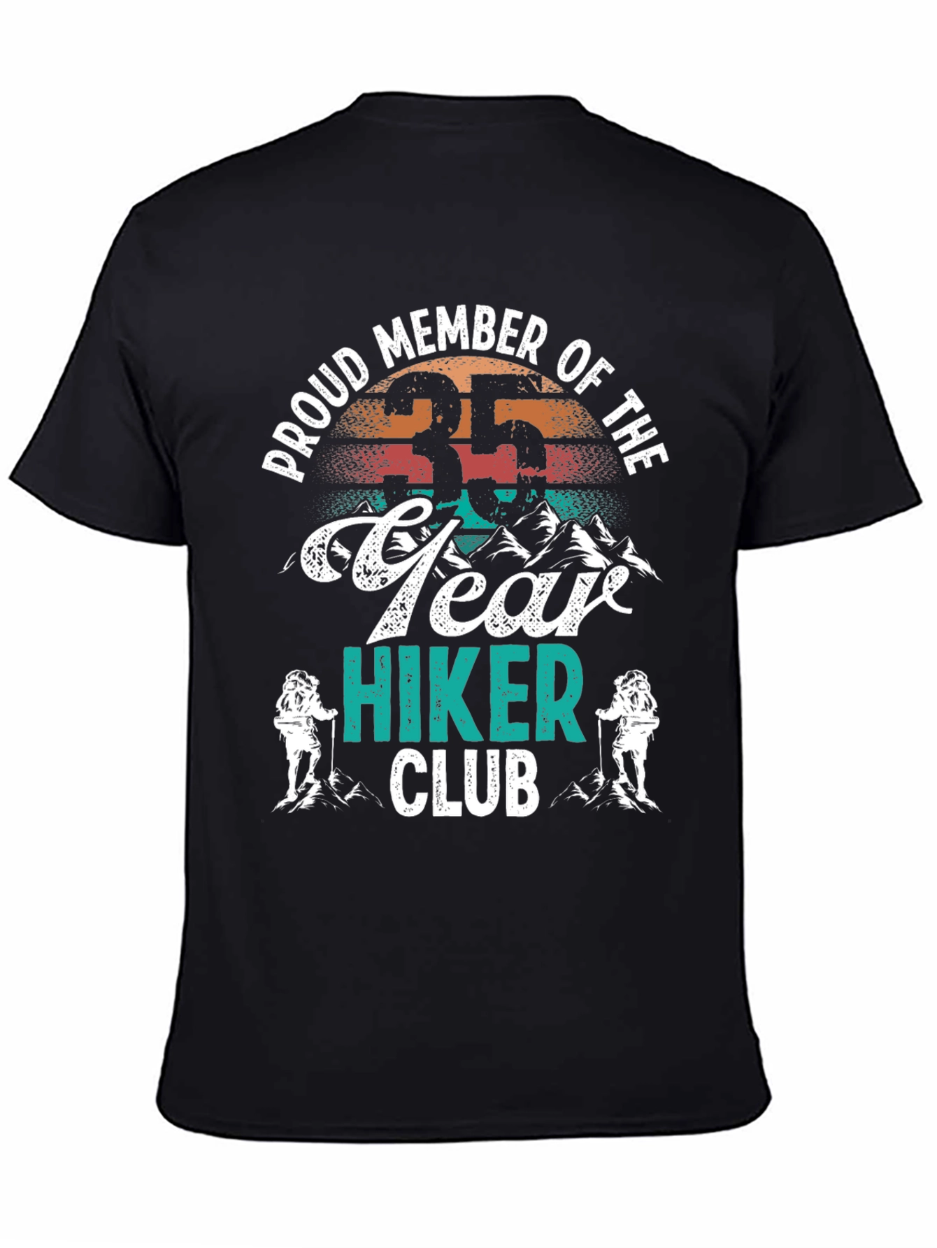 Proud 35 Year Hiker Club T-Shirt