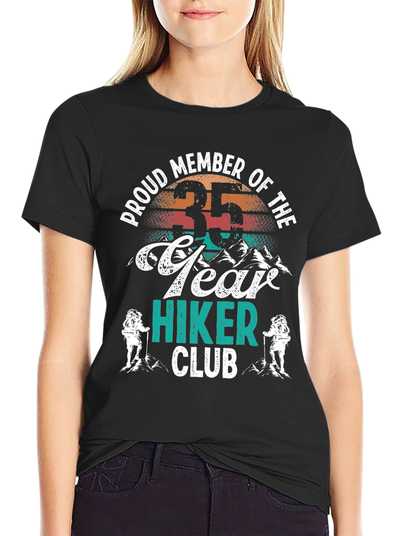 Proud 35 Year Hiker Club T-Shirt