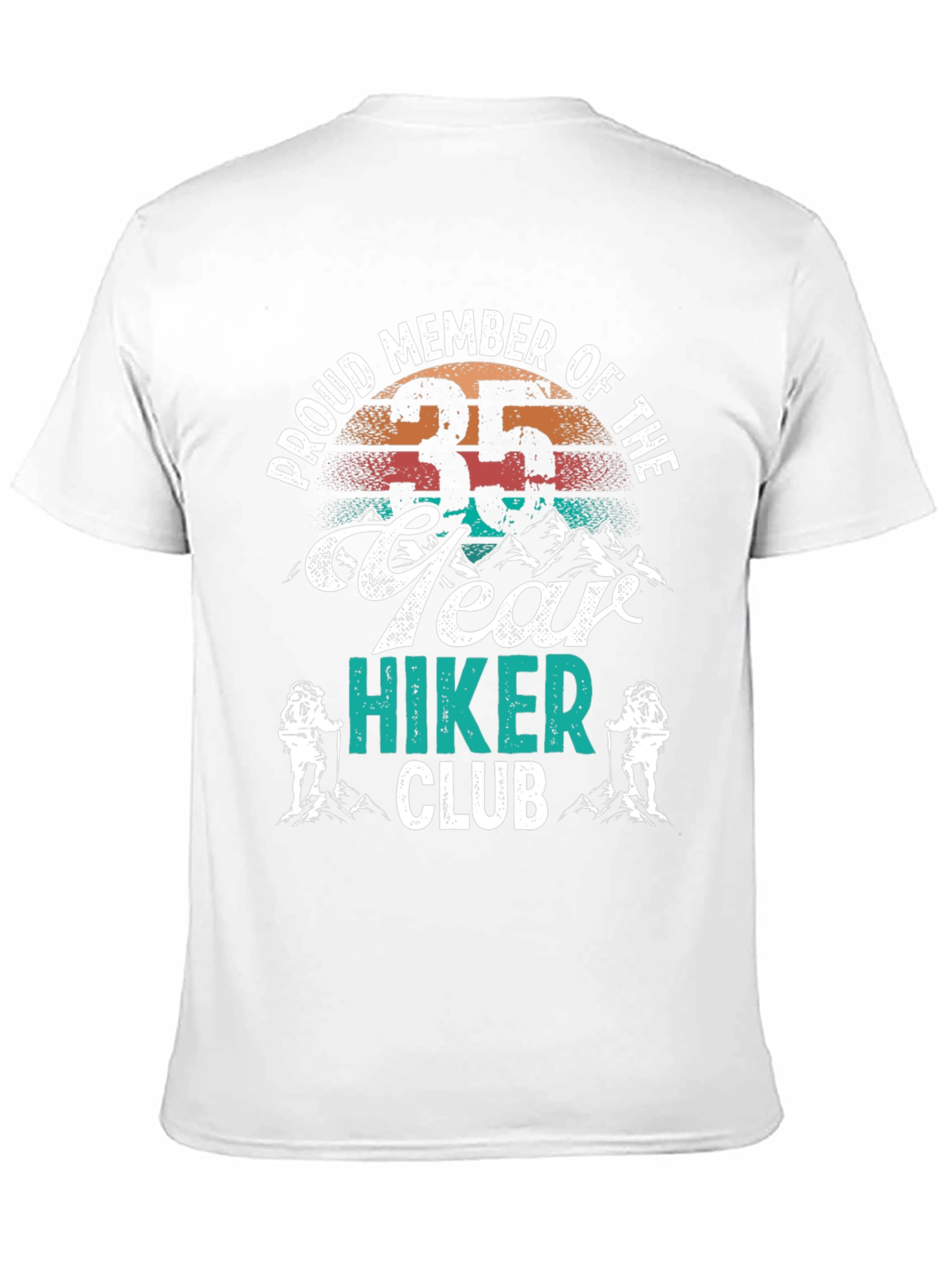 Proud 35 Year Hiker Club T-Shirt